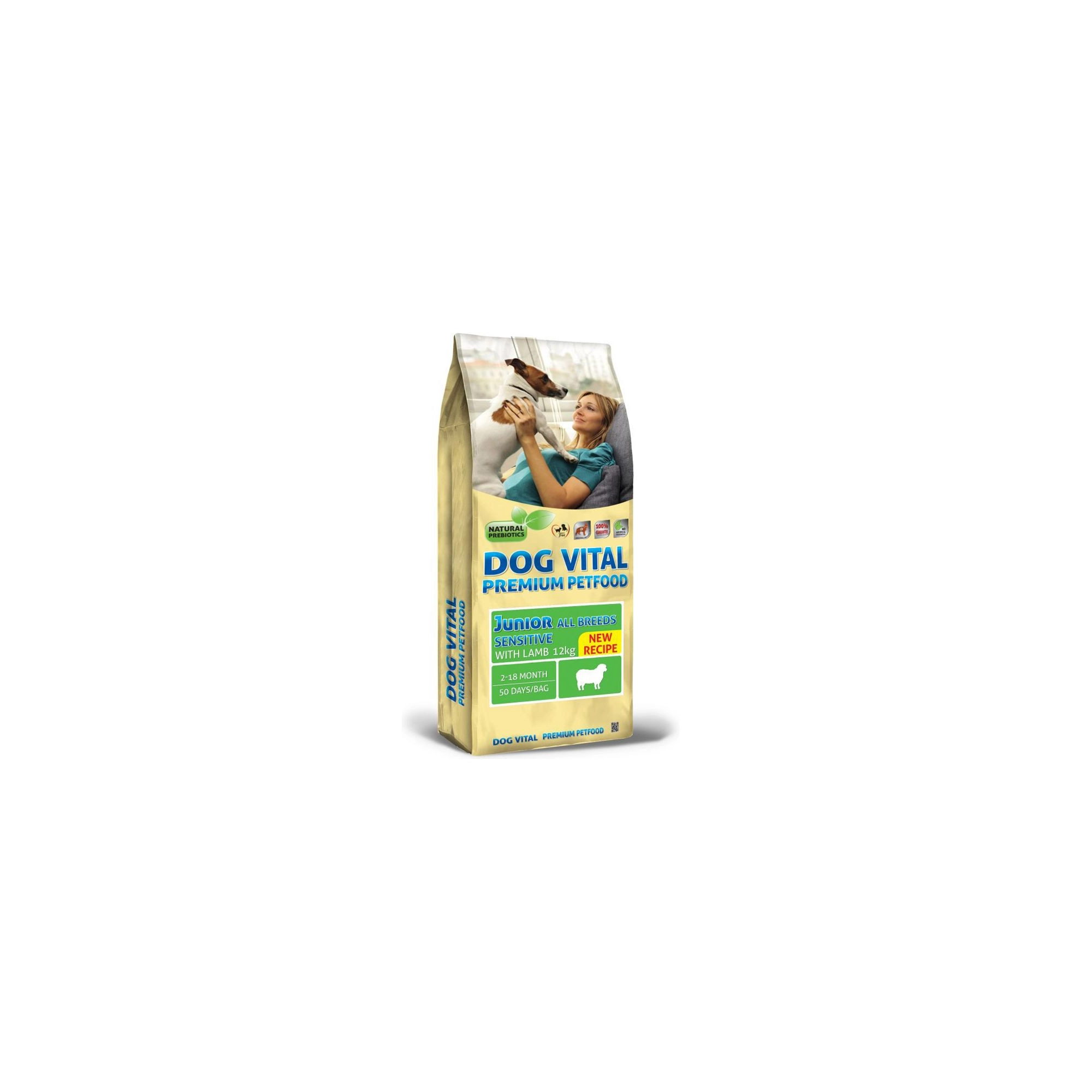 Dog Vital Junior Sensitive All Breeds Lamb 12kg