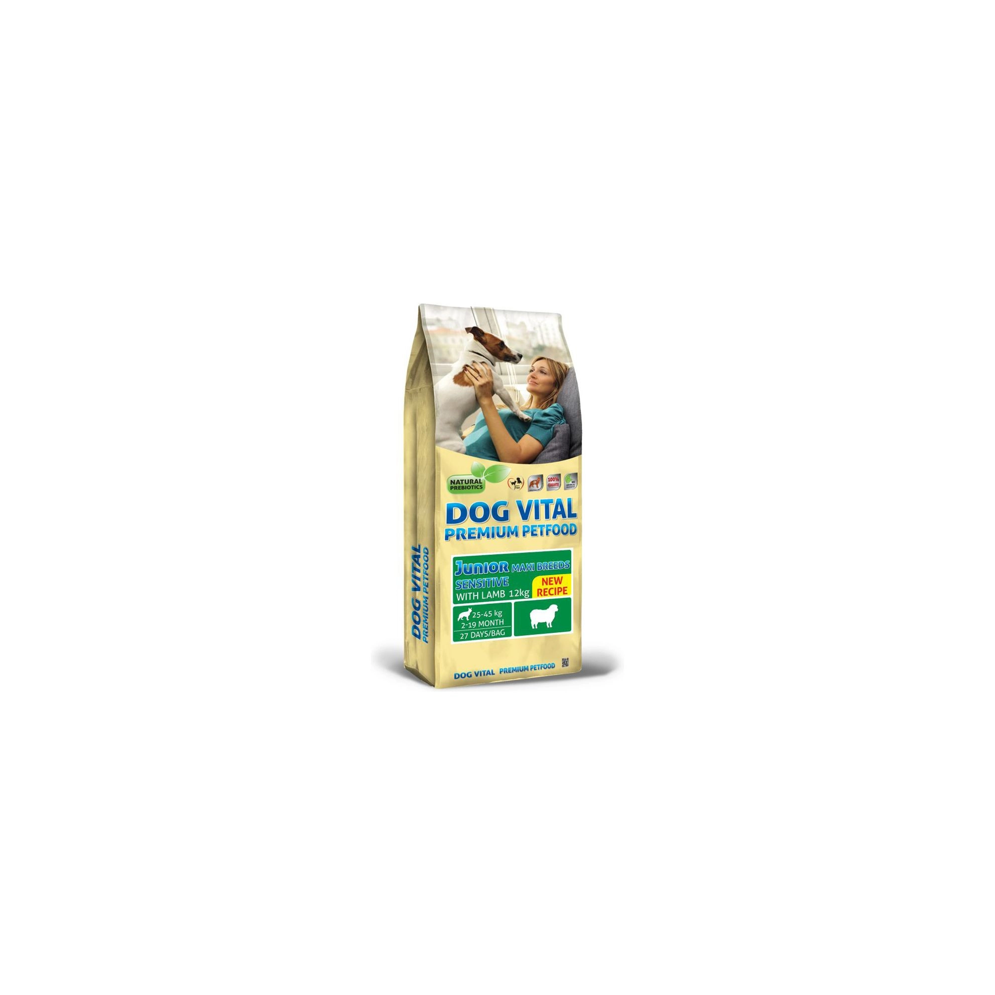 Dog Vital Junior Sensitive Maxi Breeds Lamb 12kg