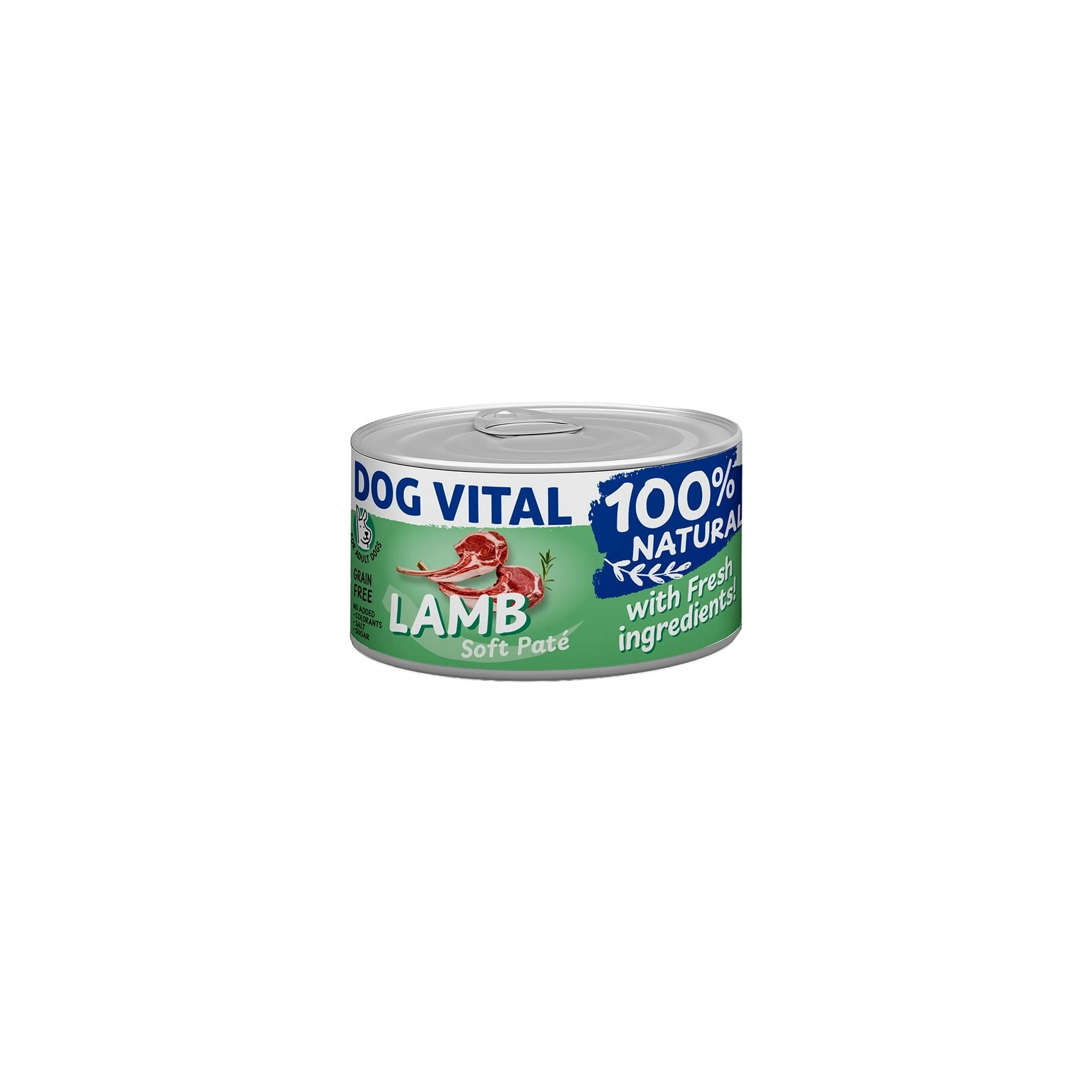 Dog Vital konzerv 100% Natural Soft Paté Lamb - bárány 150g