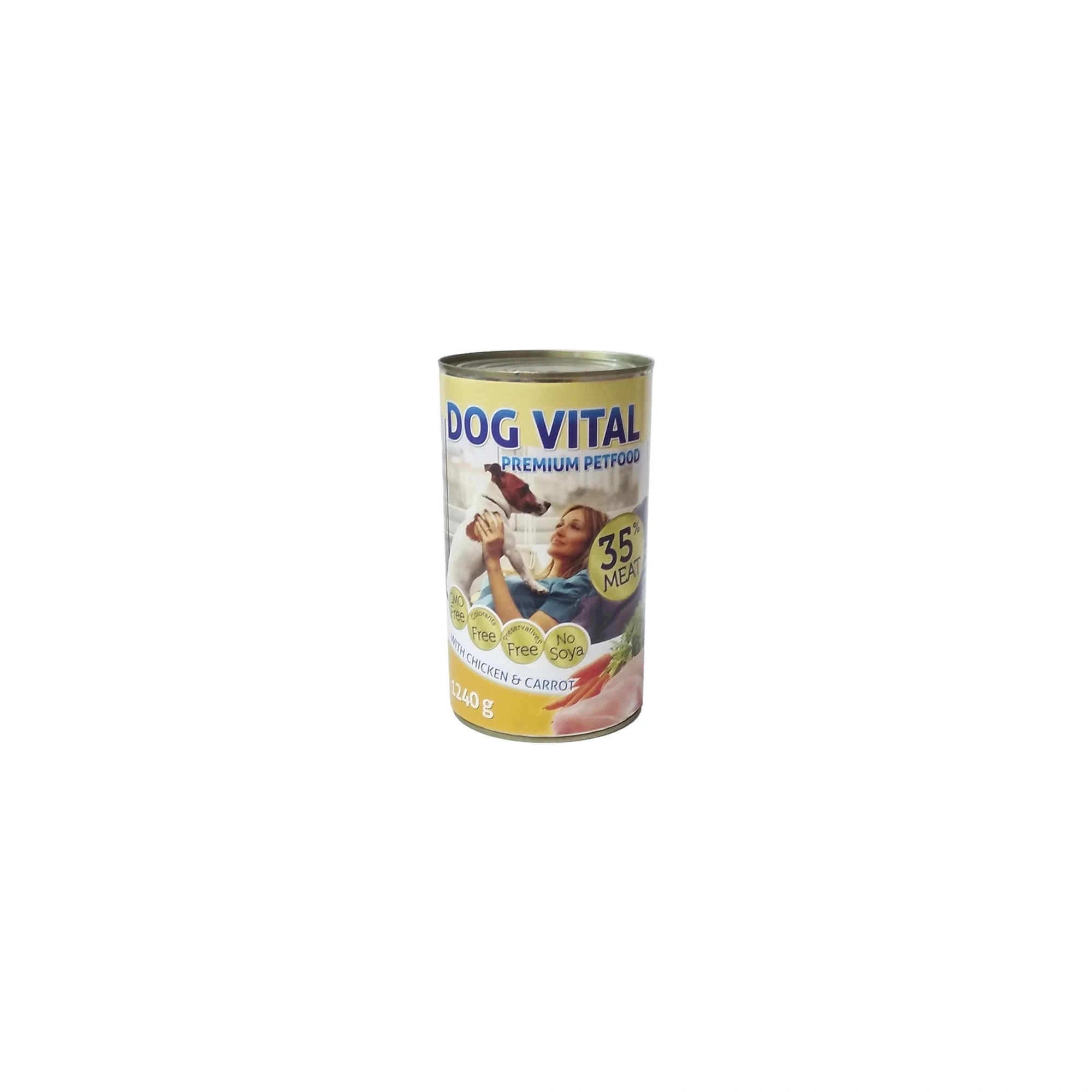 Dog Vital konzerv csirke, sárgarépa 1240g