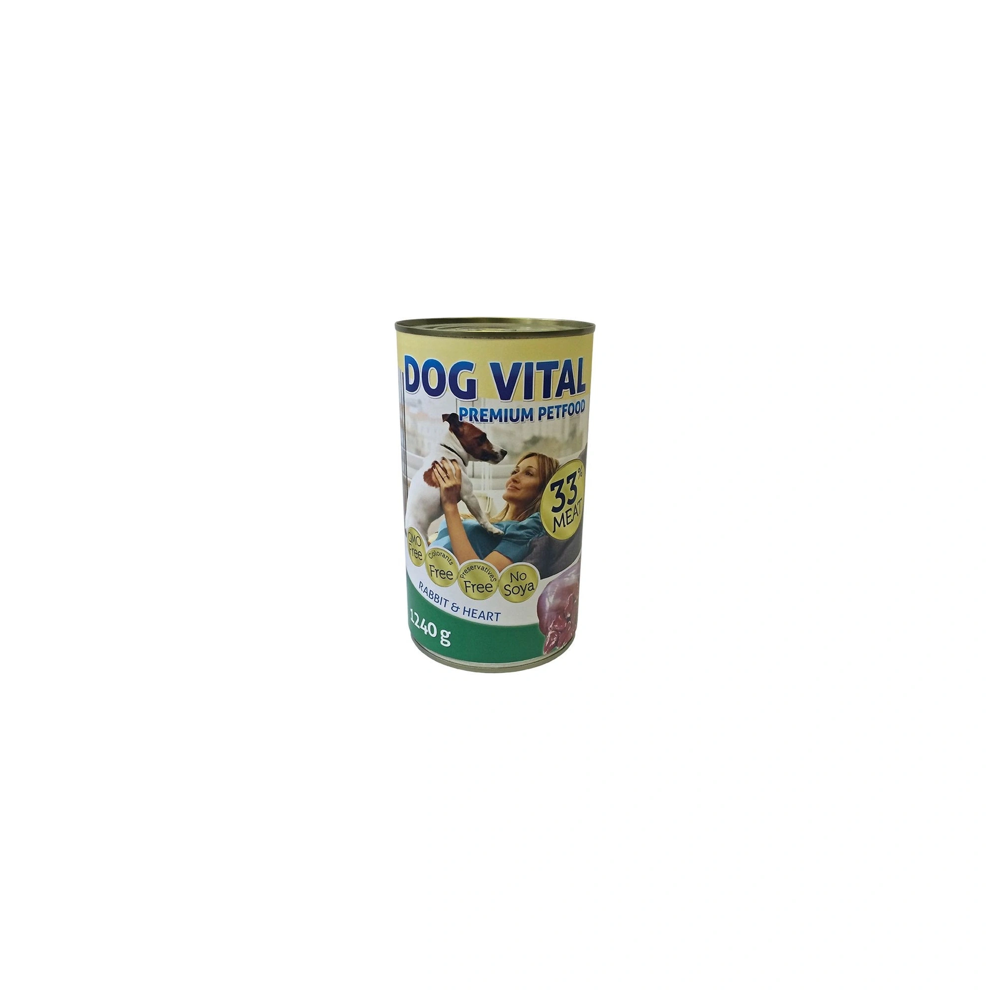 Dog Vital konzerv nyúl, szív 1240g