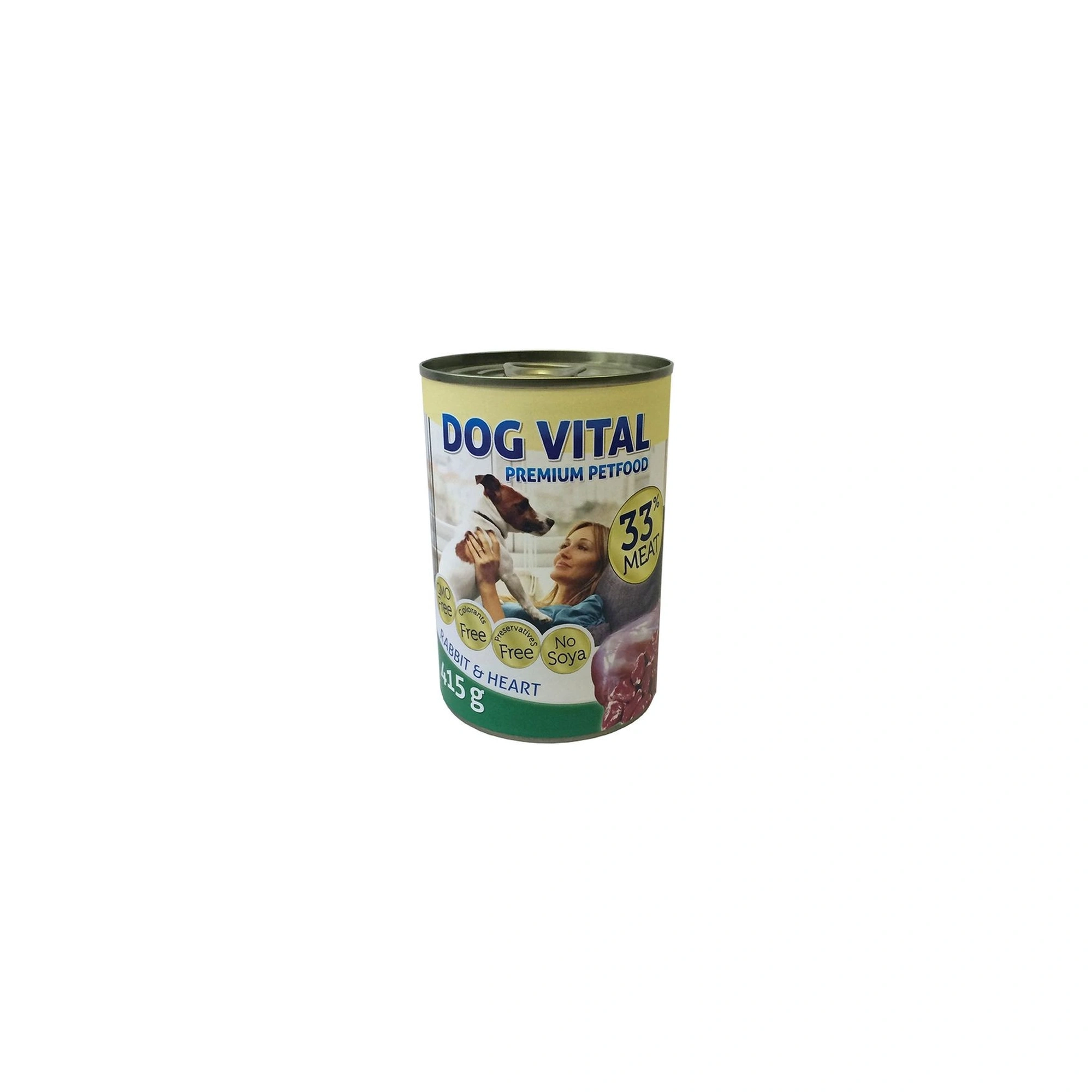 Dog Vital konzerv nyúl, szív 415g