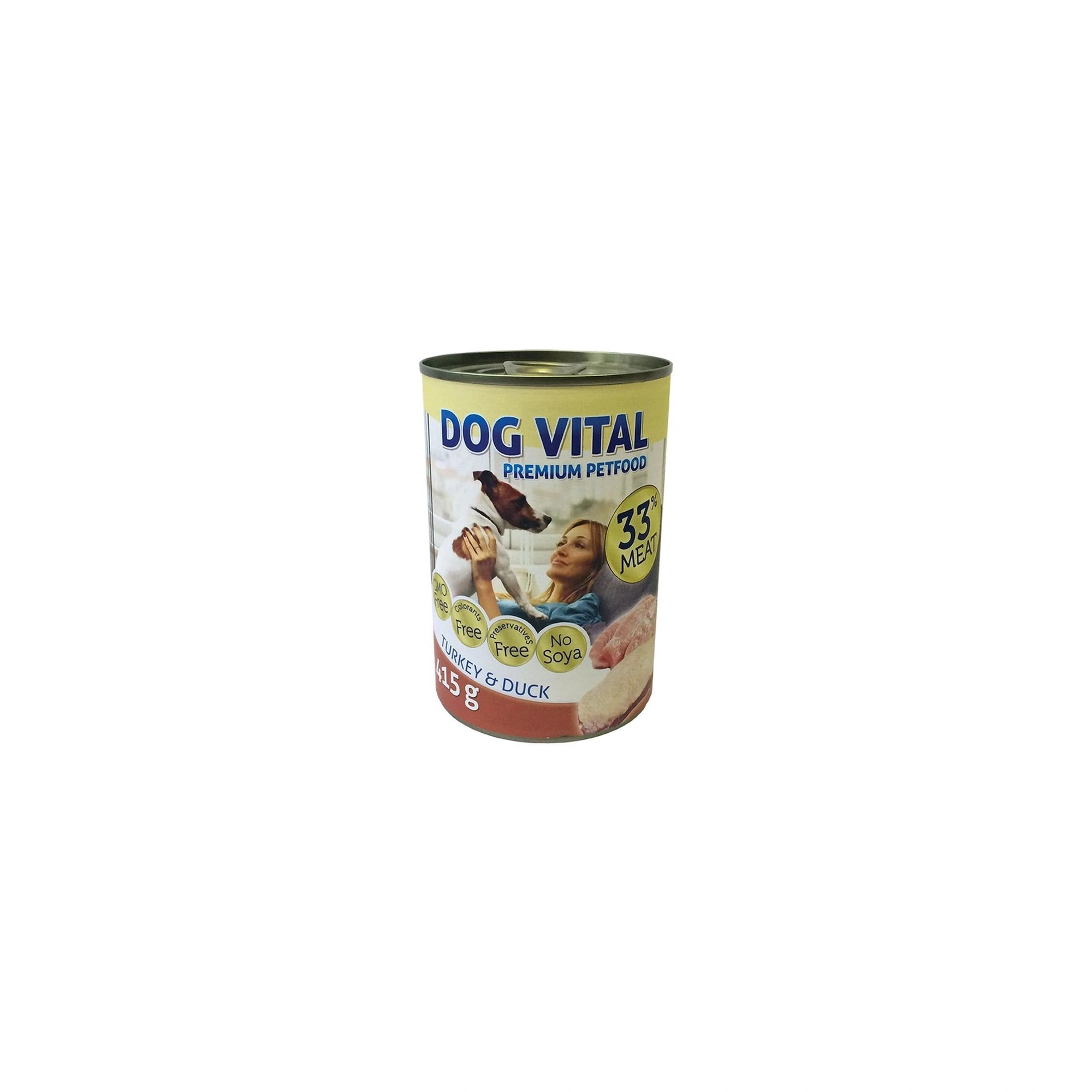 Dog Vital konzerv pulyka, kacsa 415g