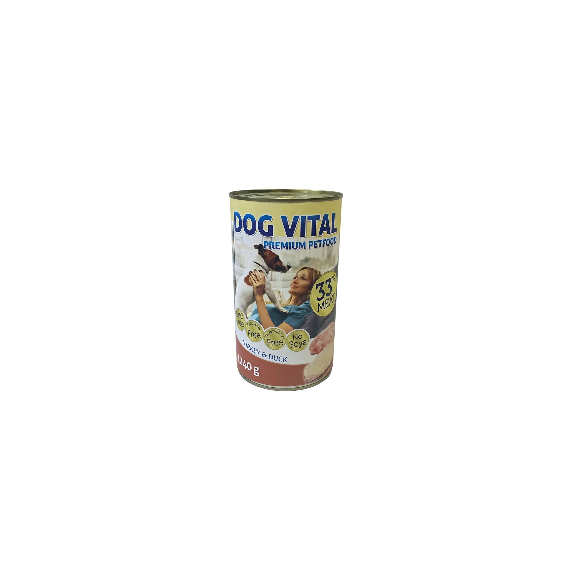 Dog Vital konzerv pulyka, kacsa 1240g