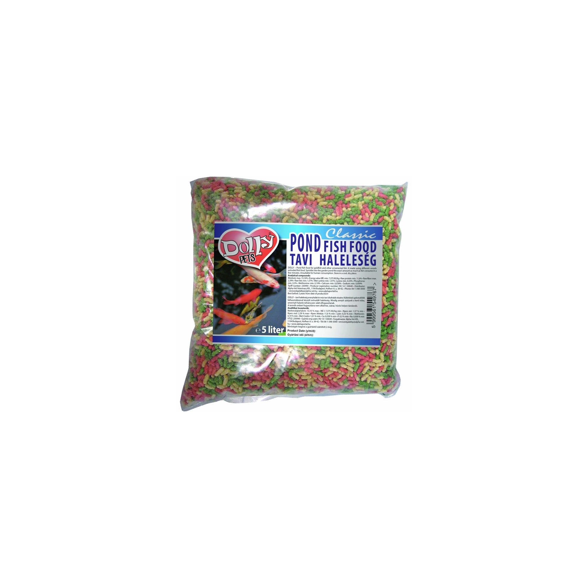 Dolly Haltáp Tavi Hal Classic 5l