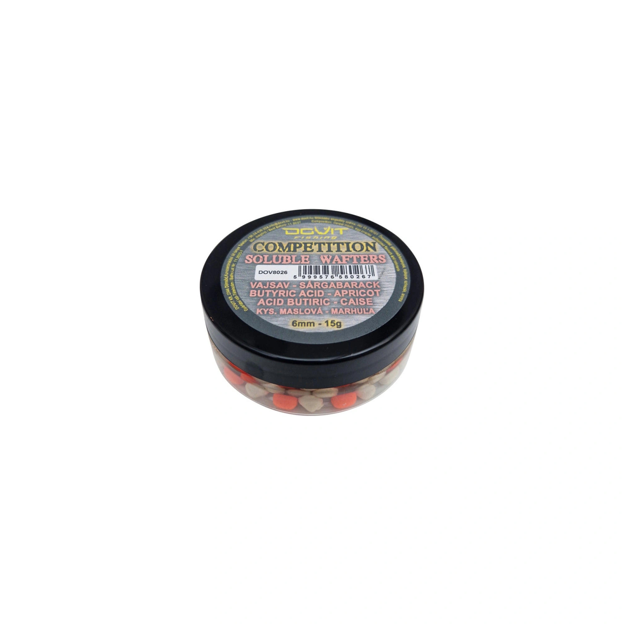 Dovit Competition Soluble Wafters 6mm - Vajsav - Sárgabarack 15g