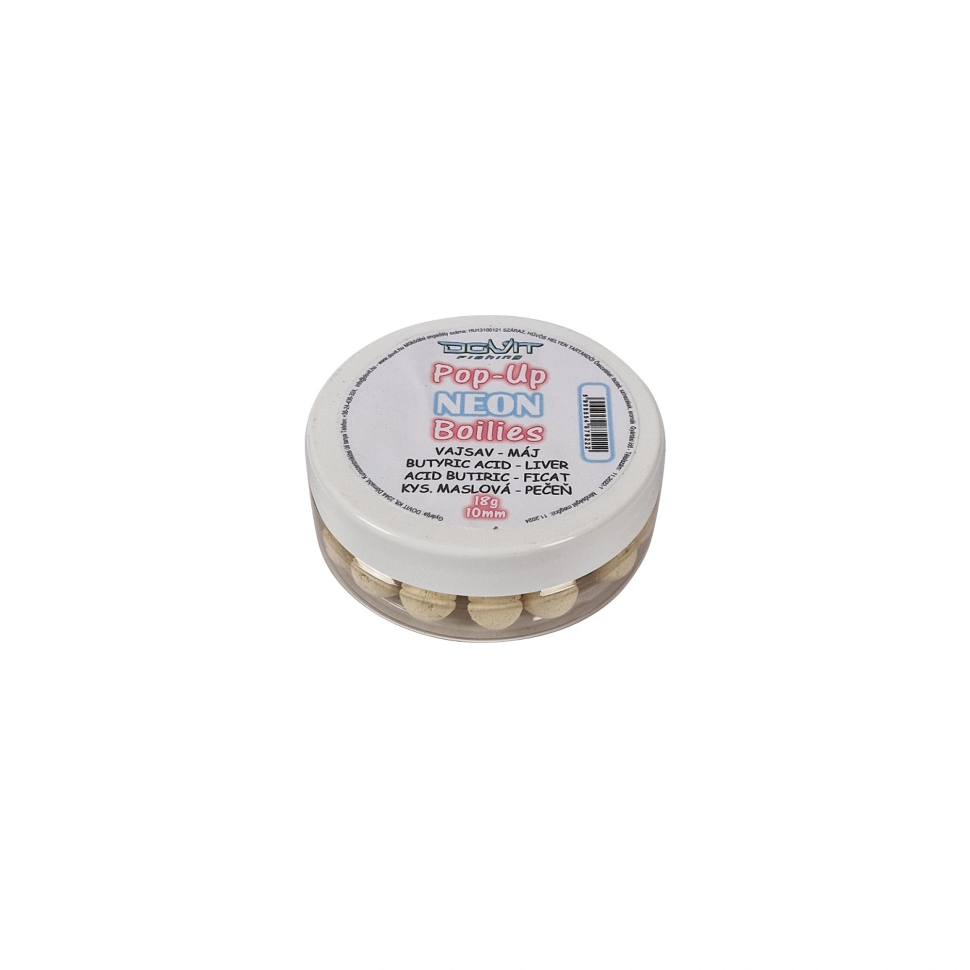 Dovit Pop-Up Neon Boilie 10mm - Vajsav - Máj 18g