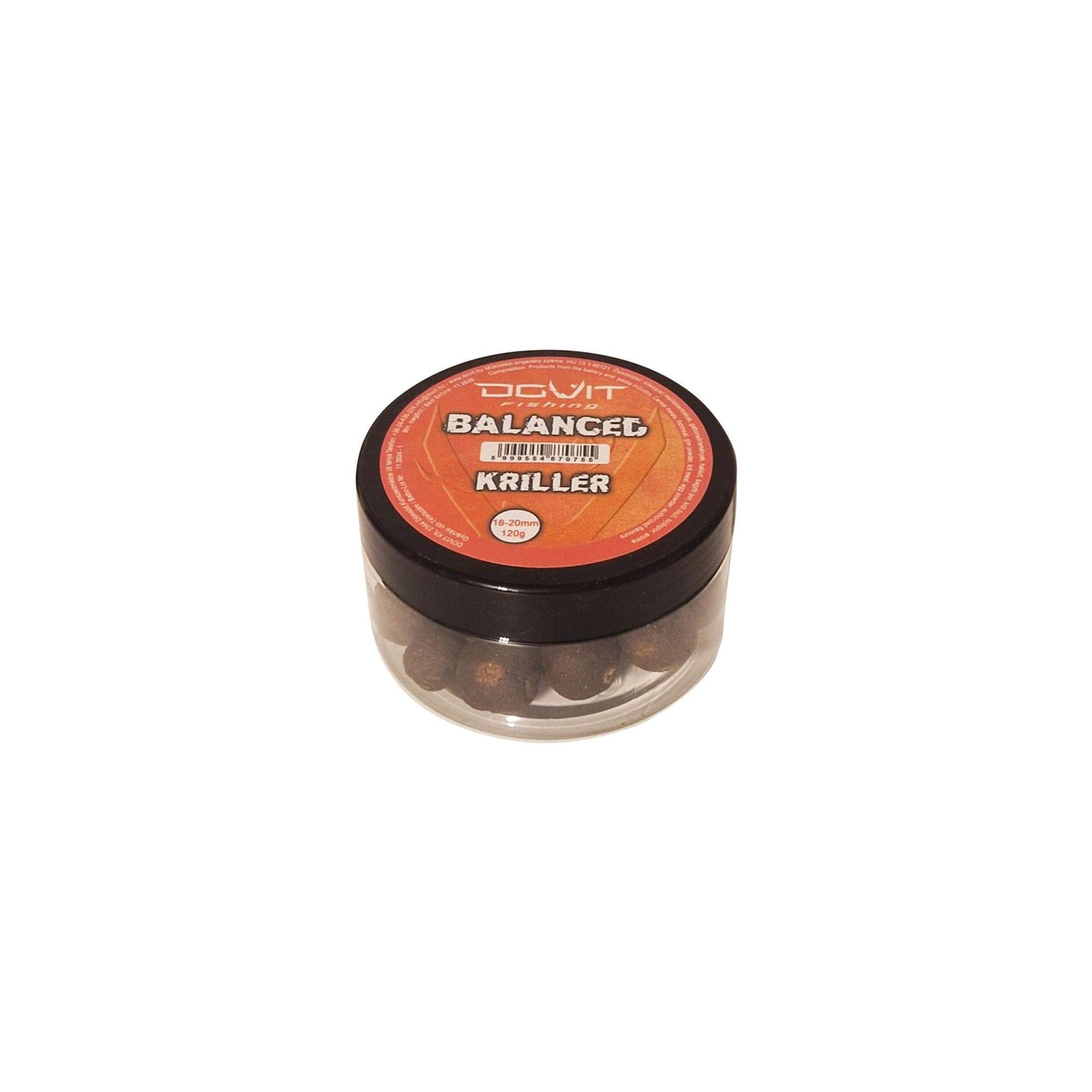 Dovit Prémium Csalizóbojli 16-20mm - Kriller 120g