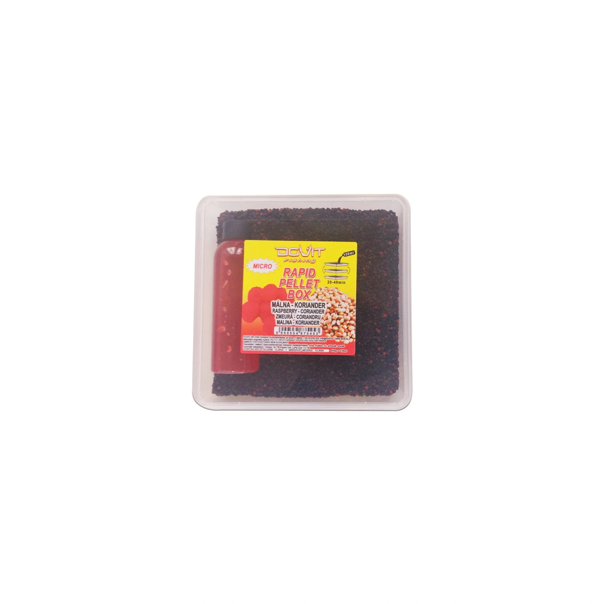 Dovit Rapid Pellet Box - Koriander - Málna 600g