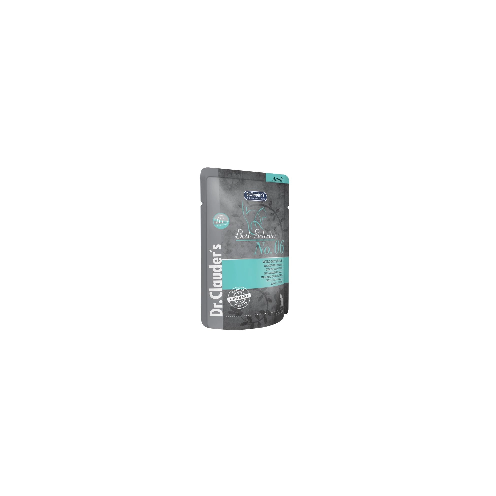 Dr.Clauders Best Selection Cat No6 alutasak Vadhús sütőtökkel - Hair & skin 85g