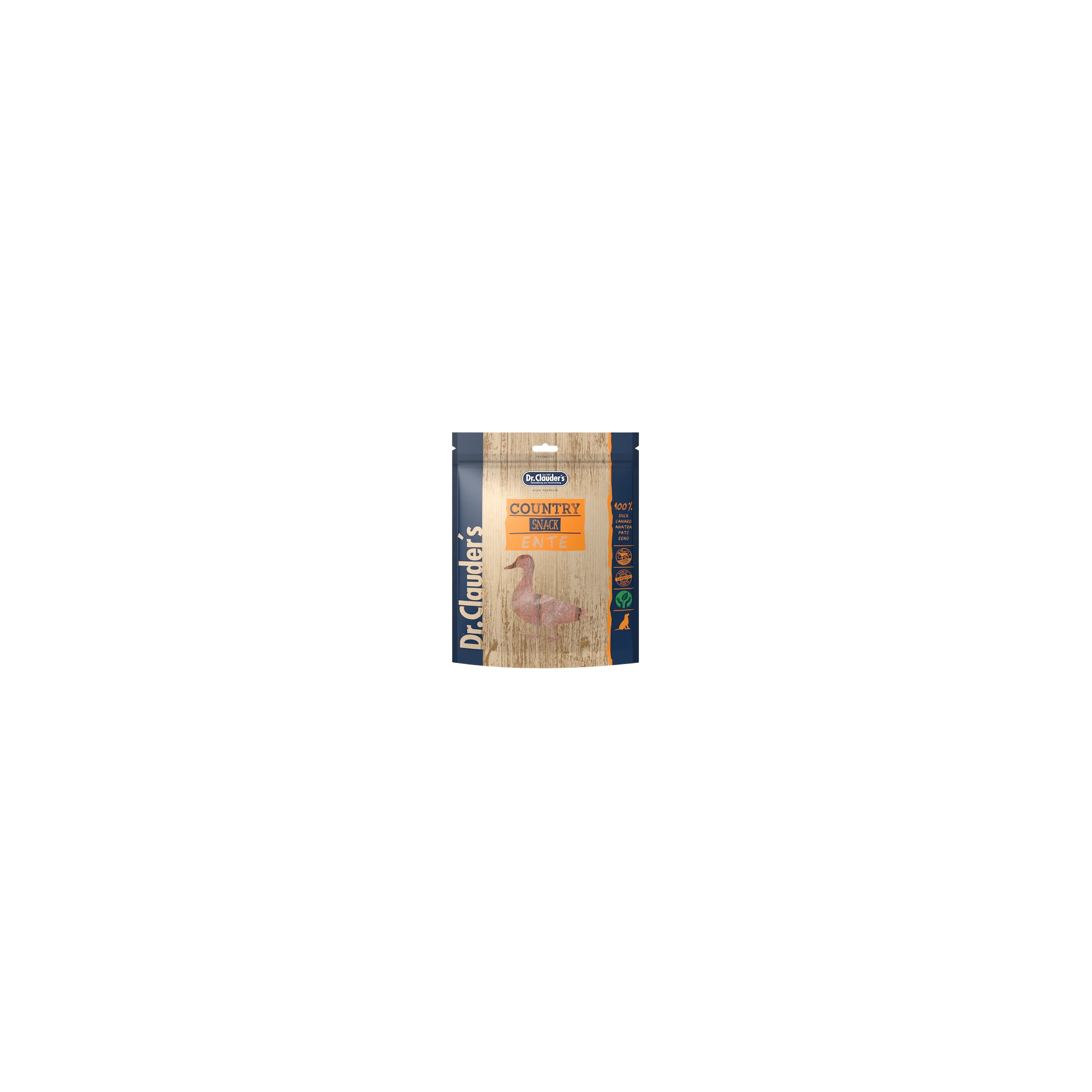 Dr.Clauders Dog Jutalomfalat Country Line Snack kacsa 170g