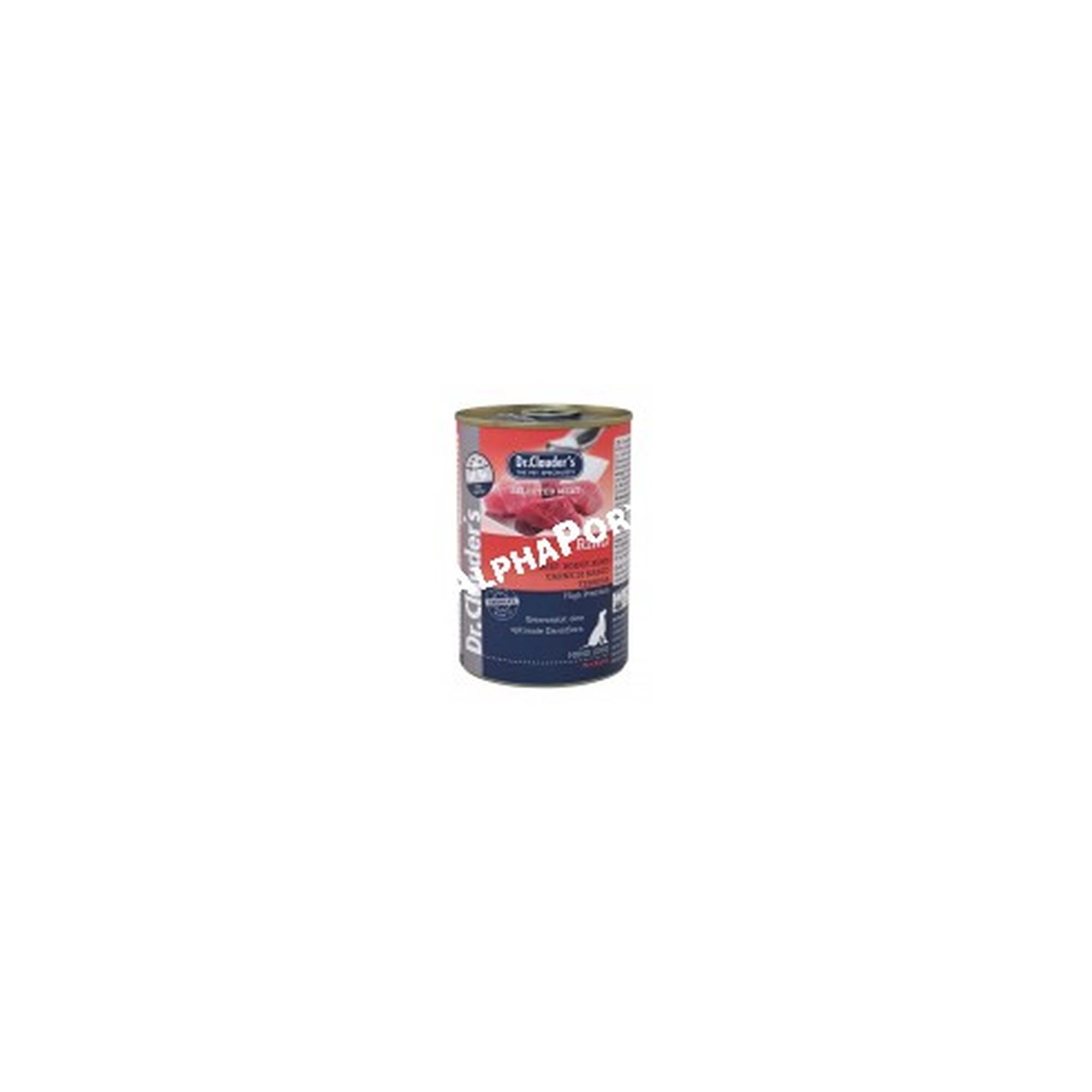 Dr.Clauders Dog Selected Meat Marhás konzerv 400g