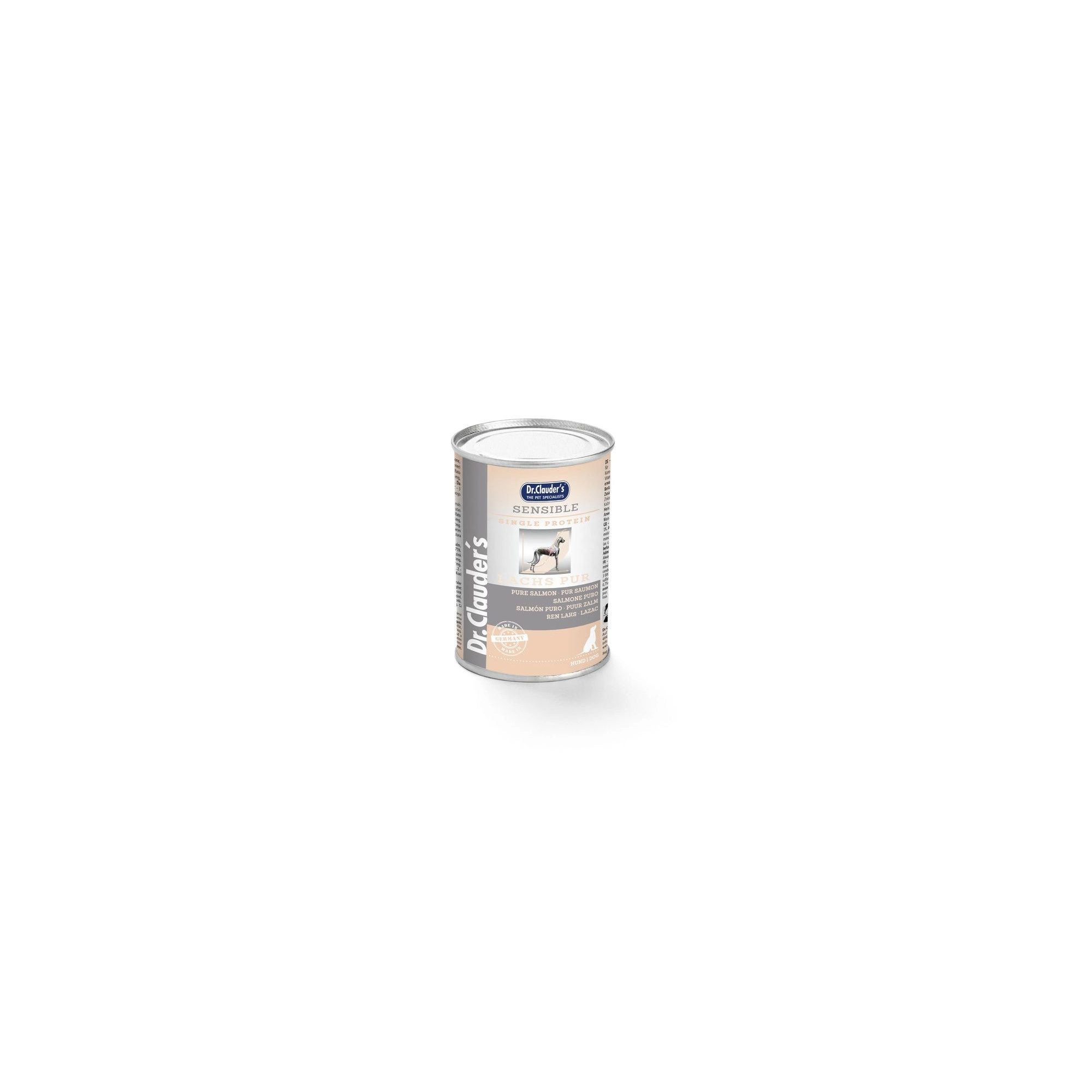 Dr.Clauders Dog Selected Meat Sensible Salmon Pure lazacos konzerv 375g