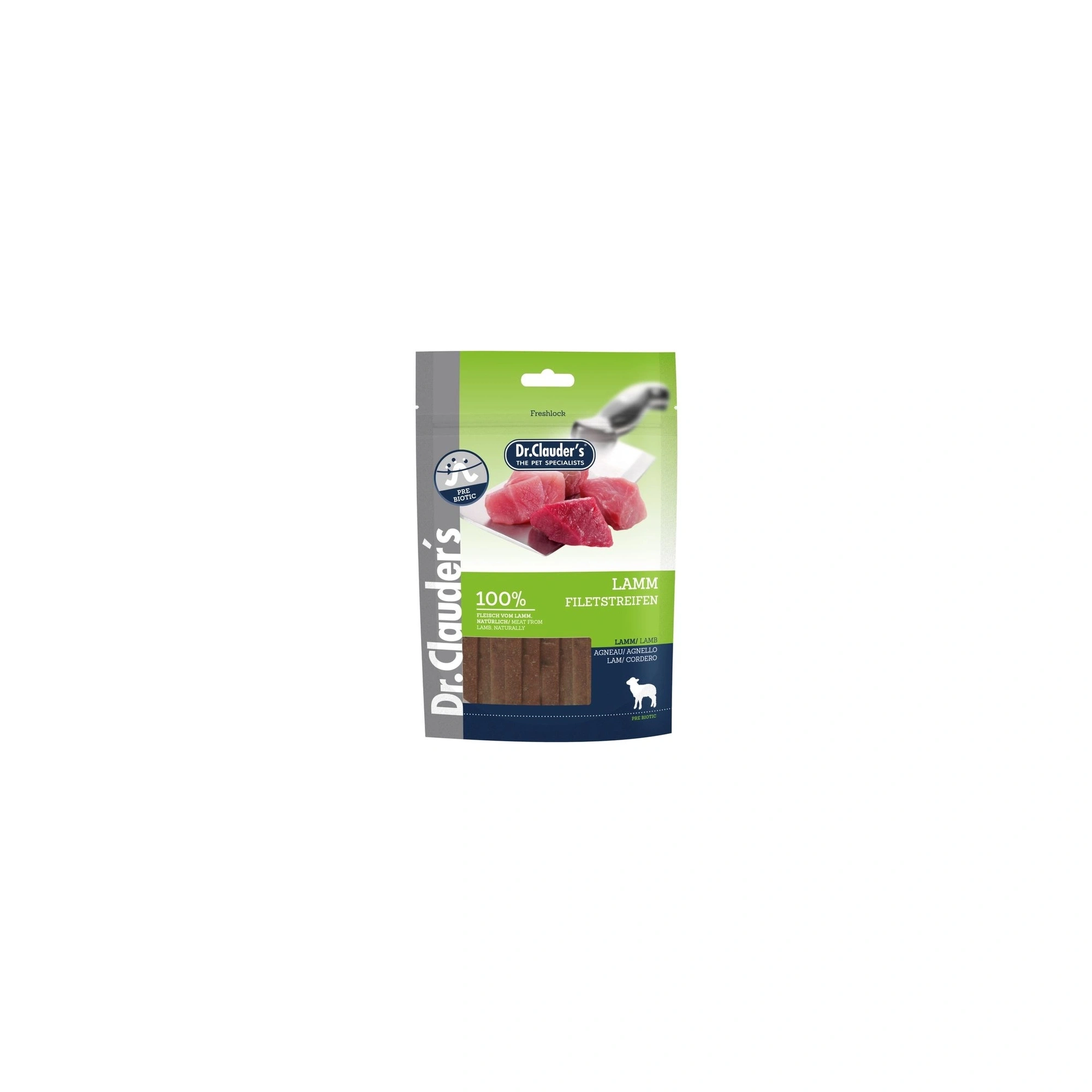 Dr.Clauders Dog Jutalomfalat Premium Bárányfilé Csíkok 80g