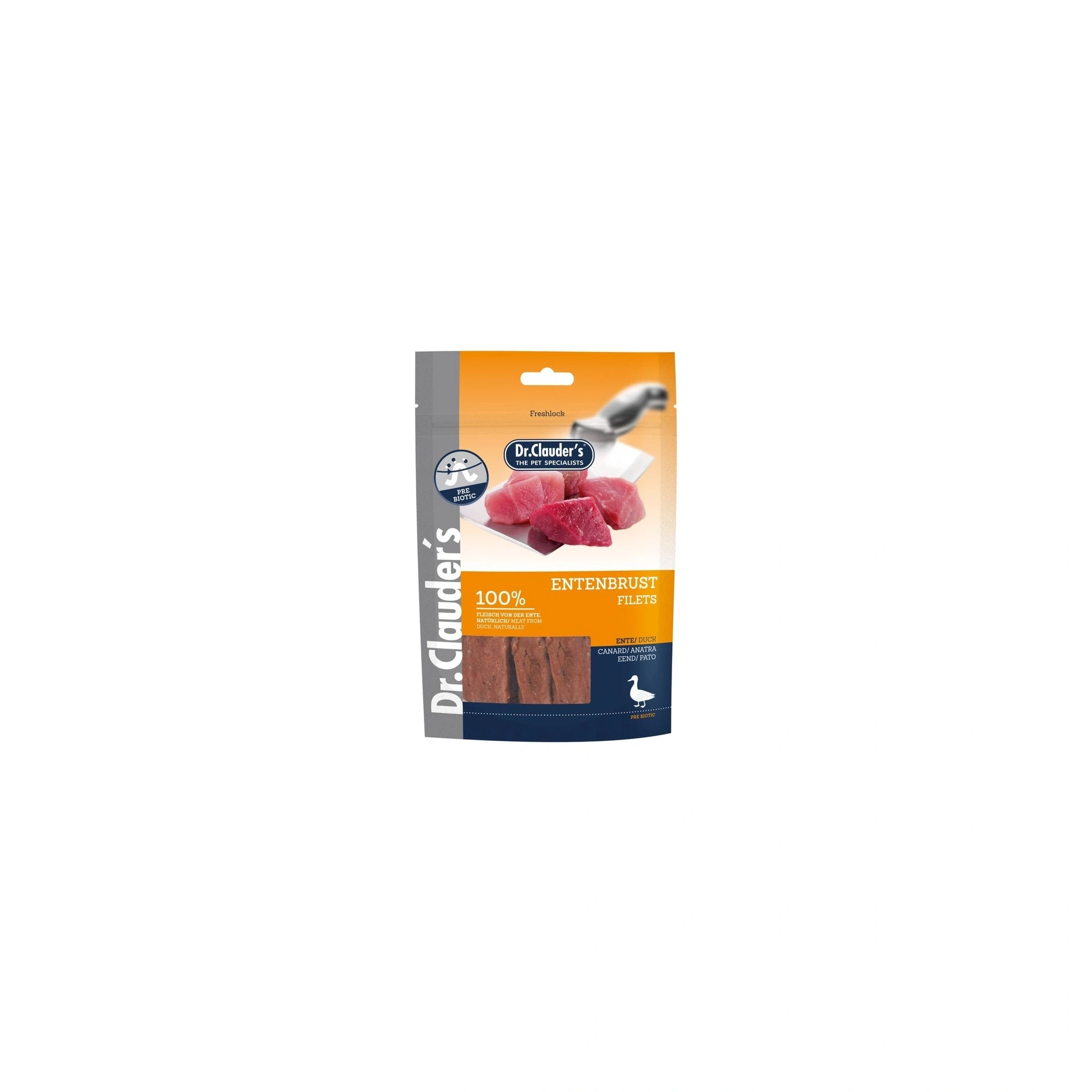 Dr.Clauders Dog Jutalomfalat Premium Kacsamell 80g