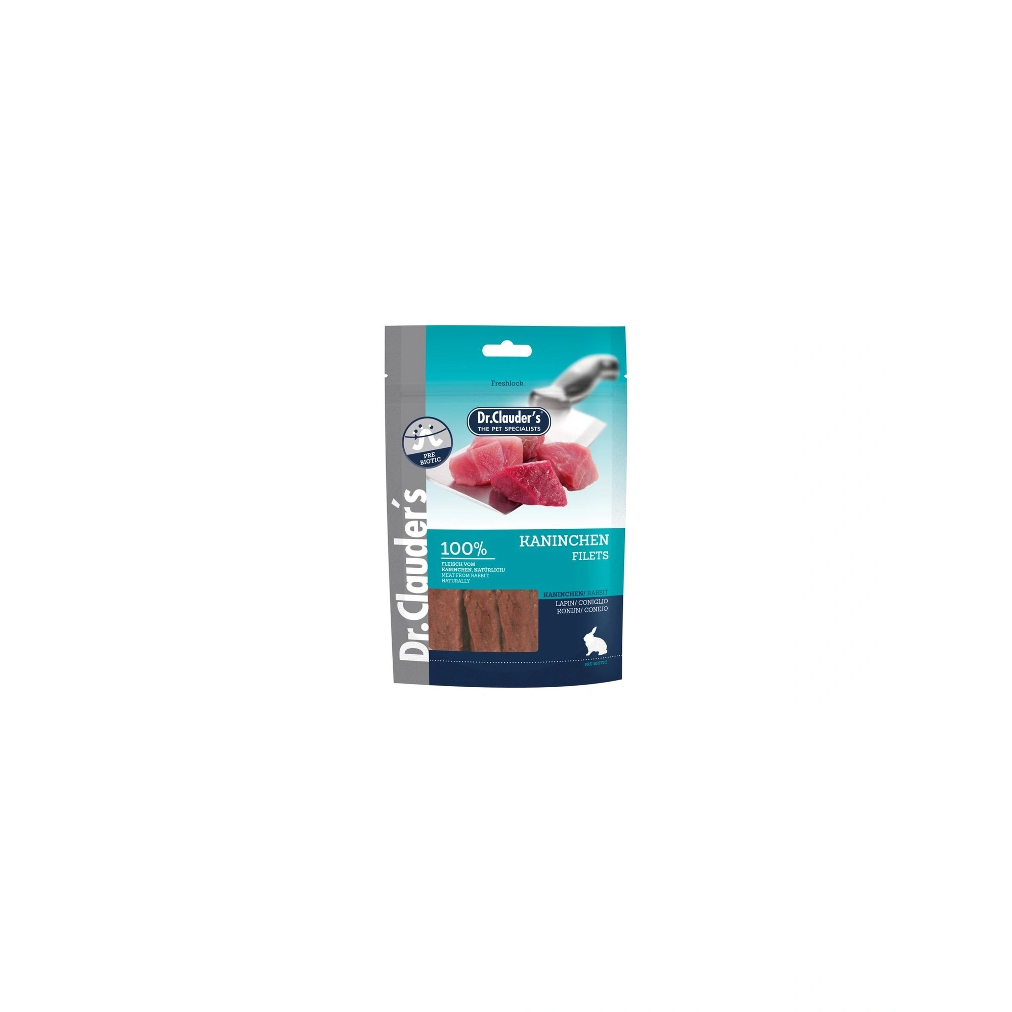 Dr.Clauders Dog Jutalomfalat Premium Nyúlfilé Csíkok 80g