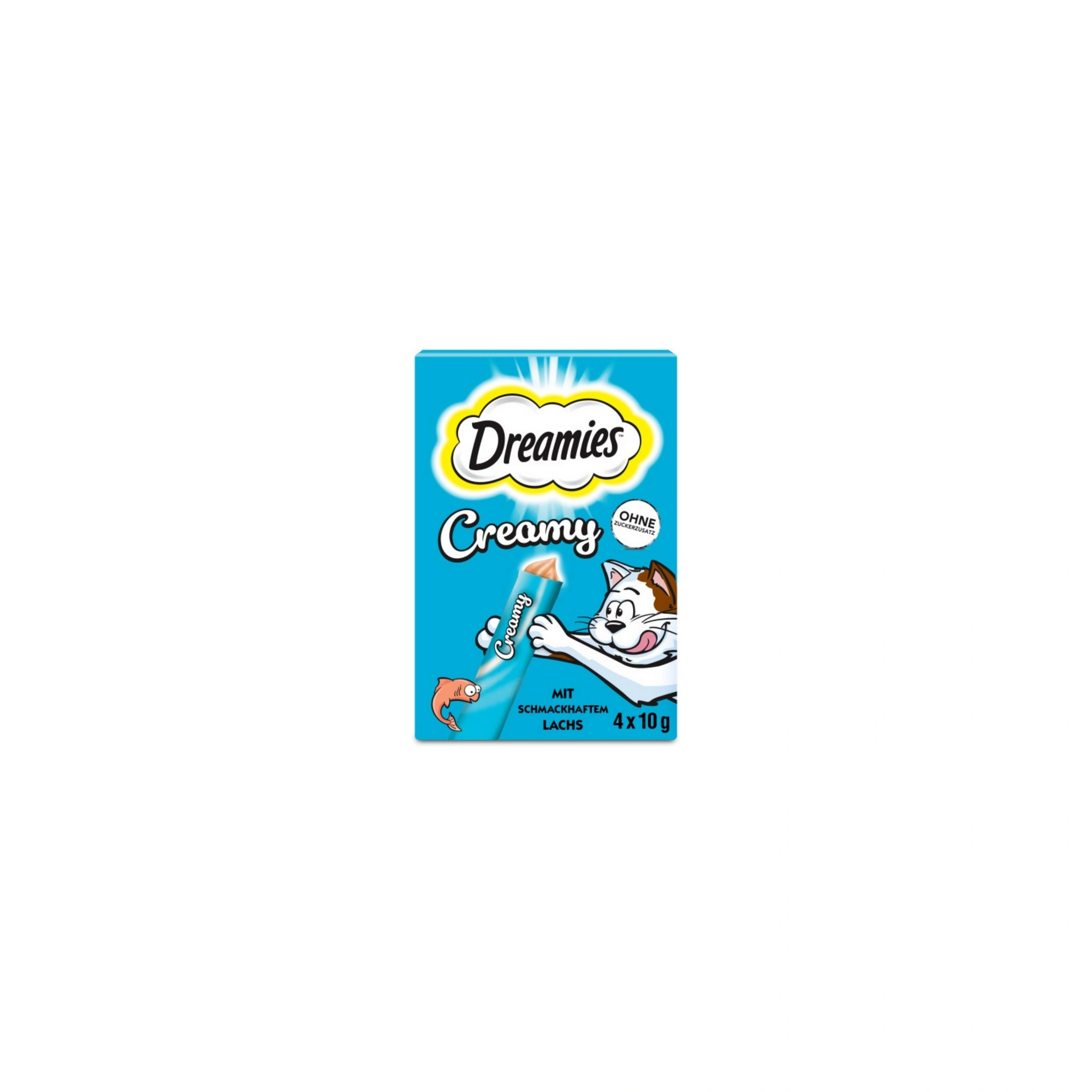 -Dreamies Creamy Lazac 4x10g