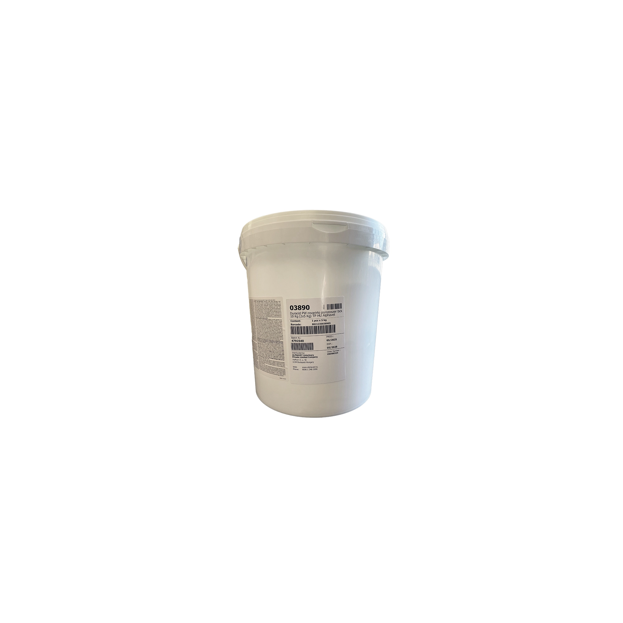 Duracid PW 10 kg (2x5 kg) rovarirtó porozószer, rovarriasztó por