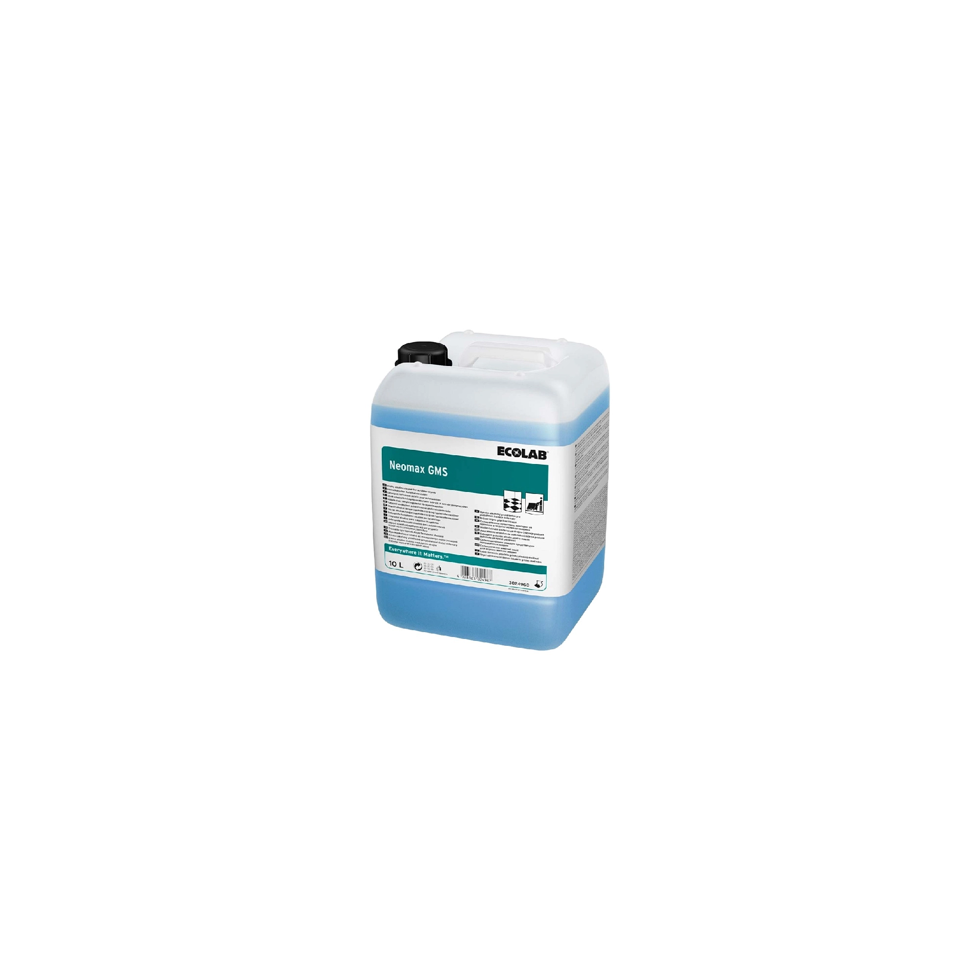 Ecolab Neomax GMS lúgos gépi padlótisztítószer 10 l