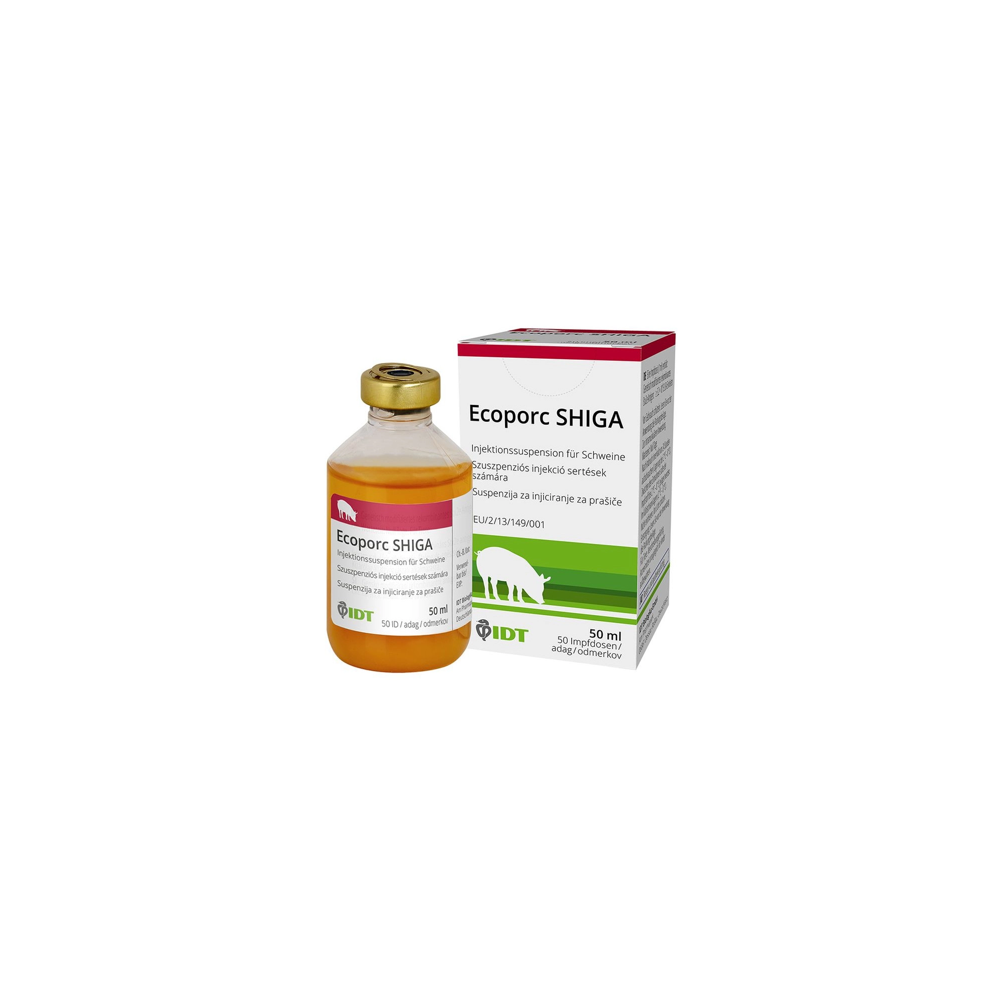 Ecoporc Shiga szuszpenziós injekció 50 adag 50 ml