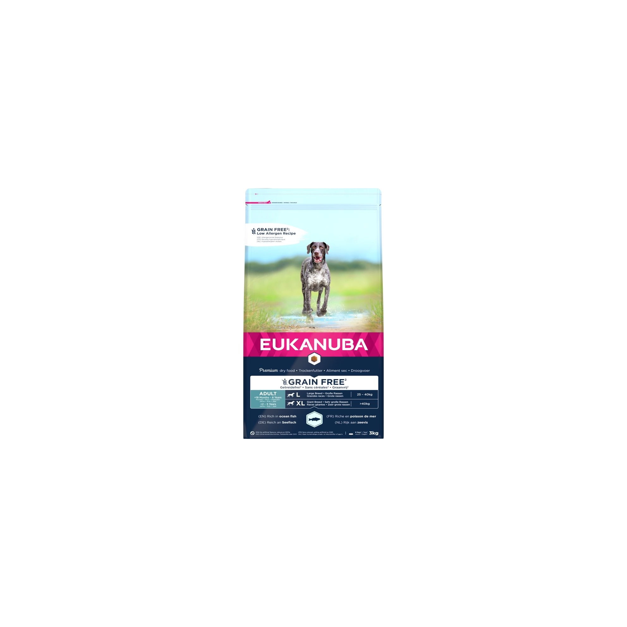 Eukanuba Adult Grain Free Large Ocean Fisch 3kg