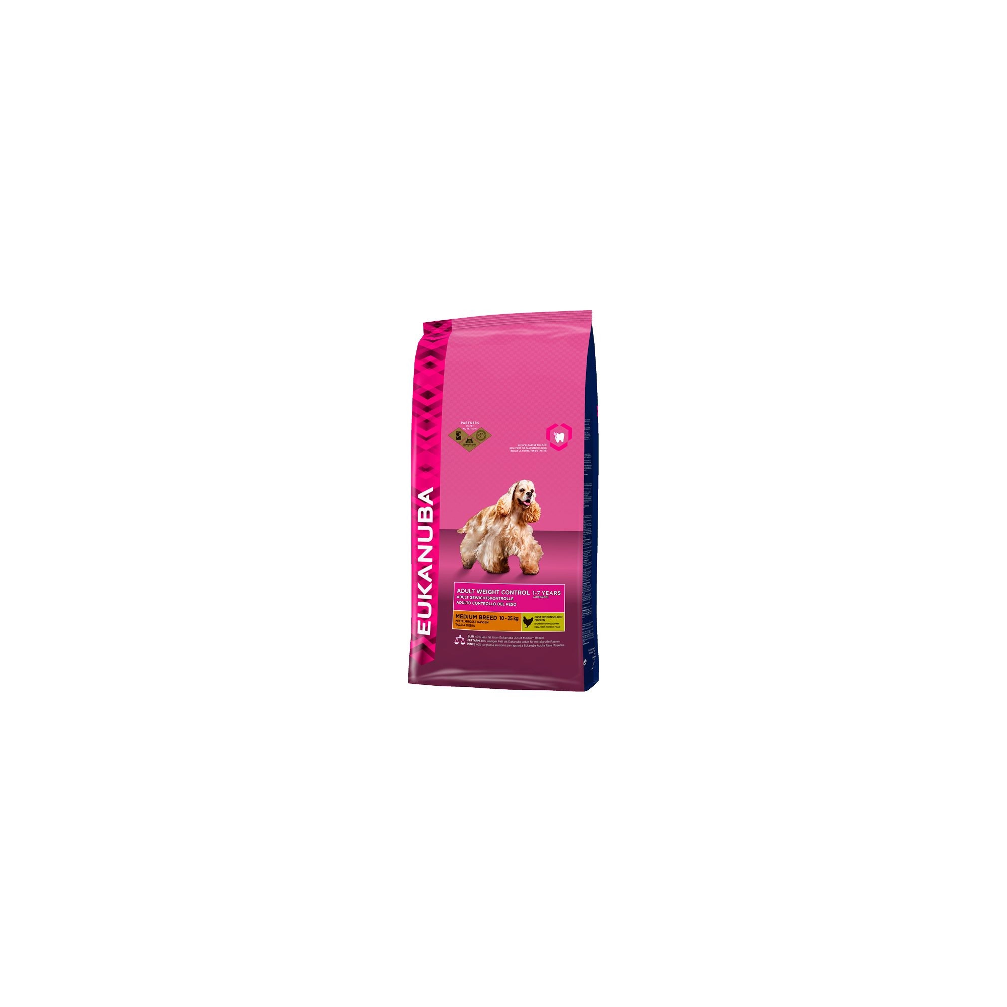 Eukanuba Adult Medium Breed Weight Control kutyatáp 15kg