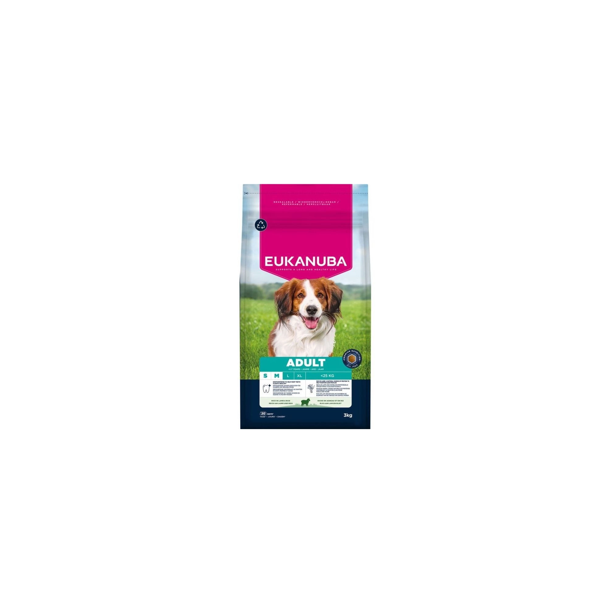 Eukanuba Adult Small&Medium Lamb&Rice 3kg