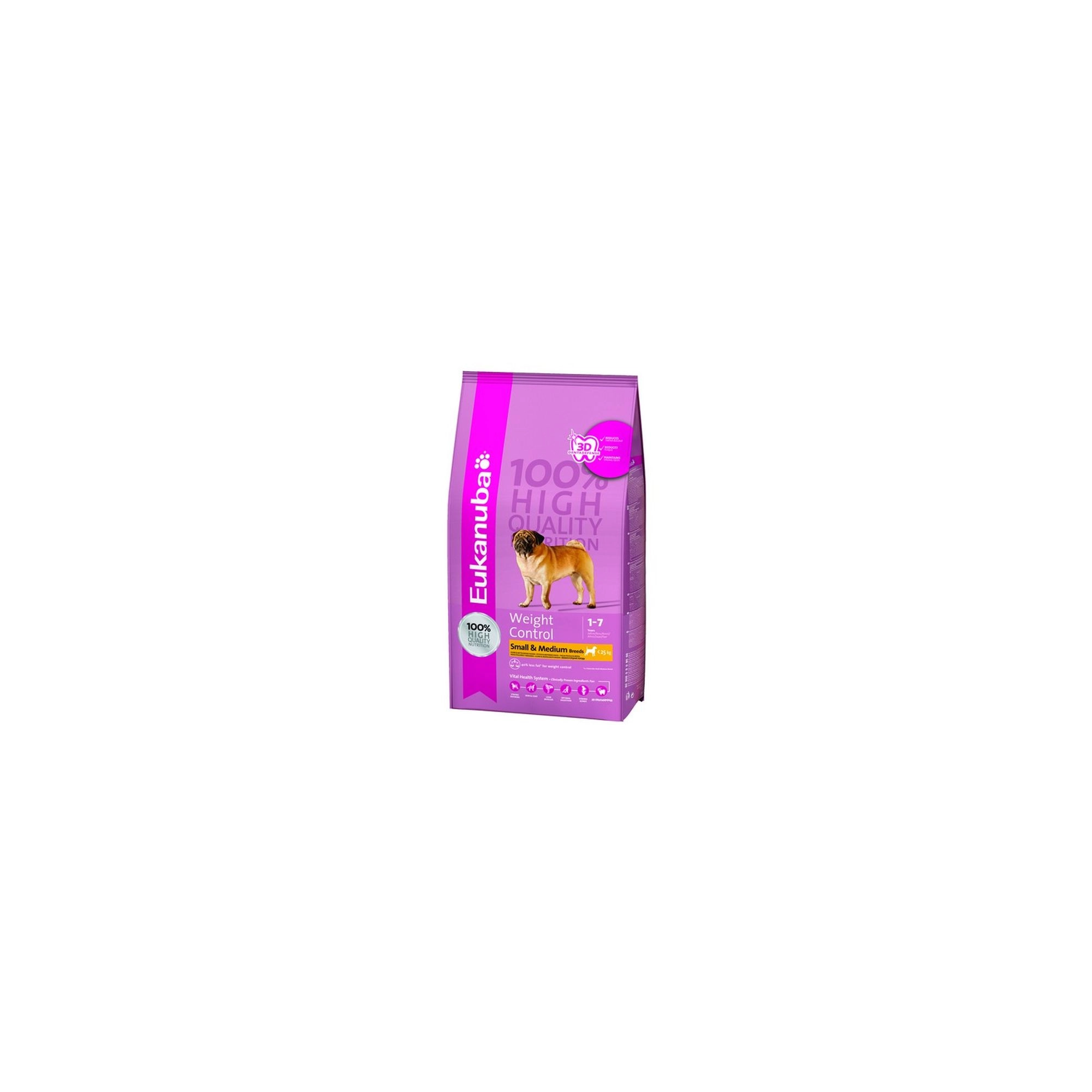 -Eukanuba Adult Small & Medium Weight Control 15kg