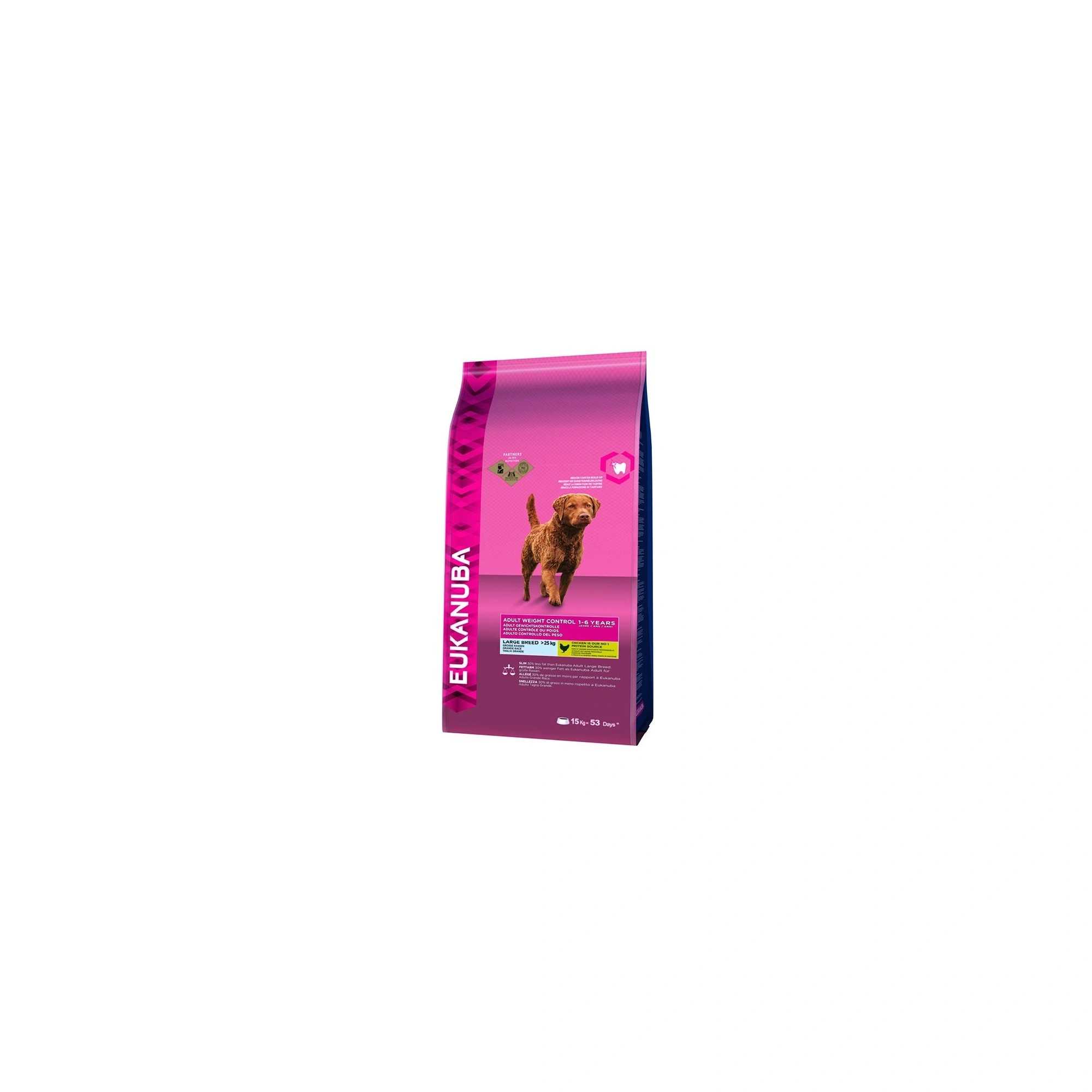 Eukanuba Adult Weight Control Large kutyatáp 15kg