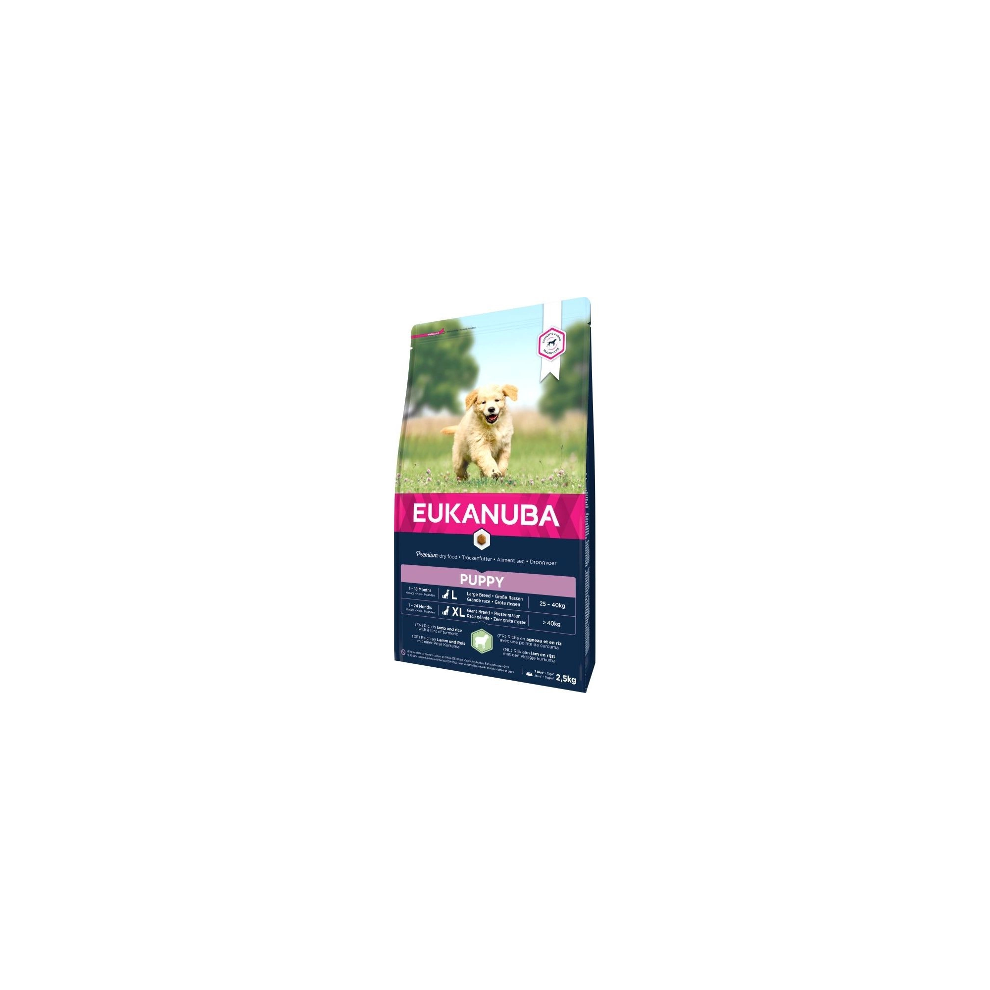 Eukanuba Puppy Large Lamb & Rice kutyatáp 2,5kg