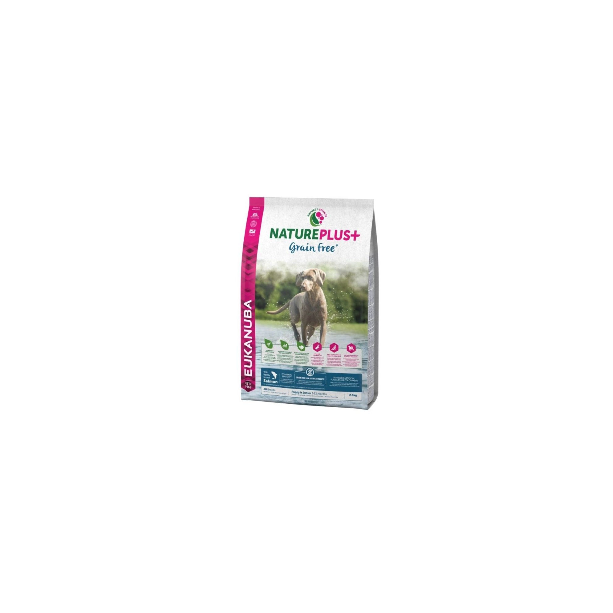 Eukanuba Puppy NaturePlus gabonamentes salmon 2,3kg