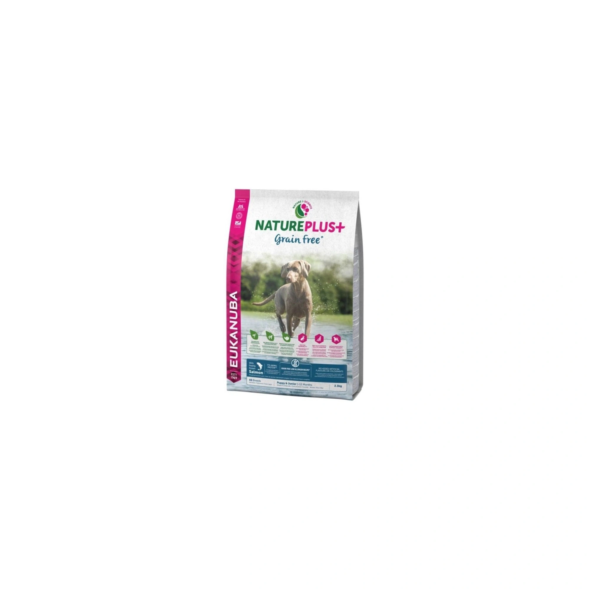 Eukanuba Puppy NaturePlus gabonamentes salmon 2,3kg