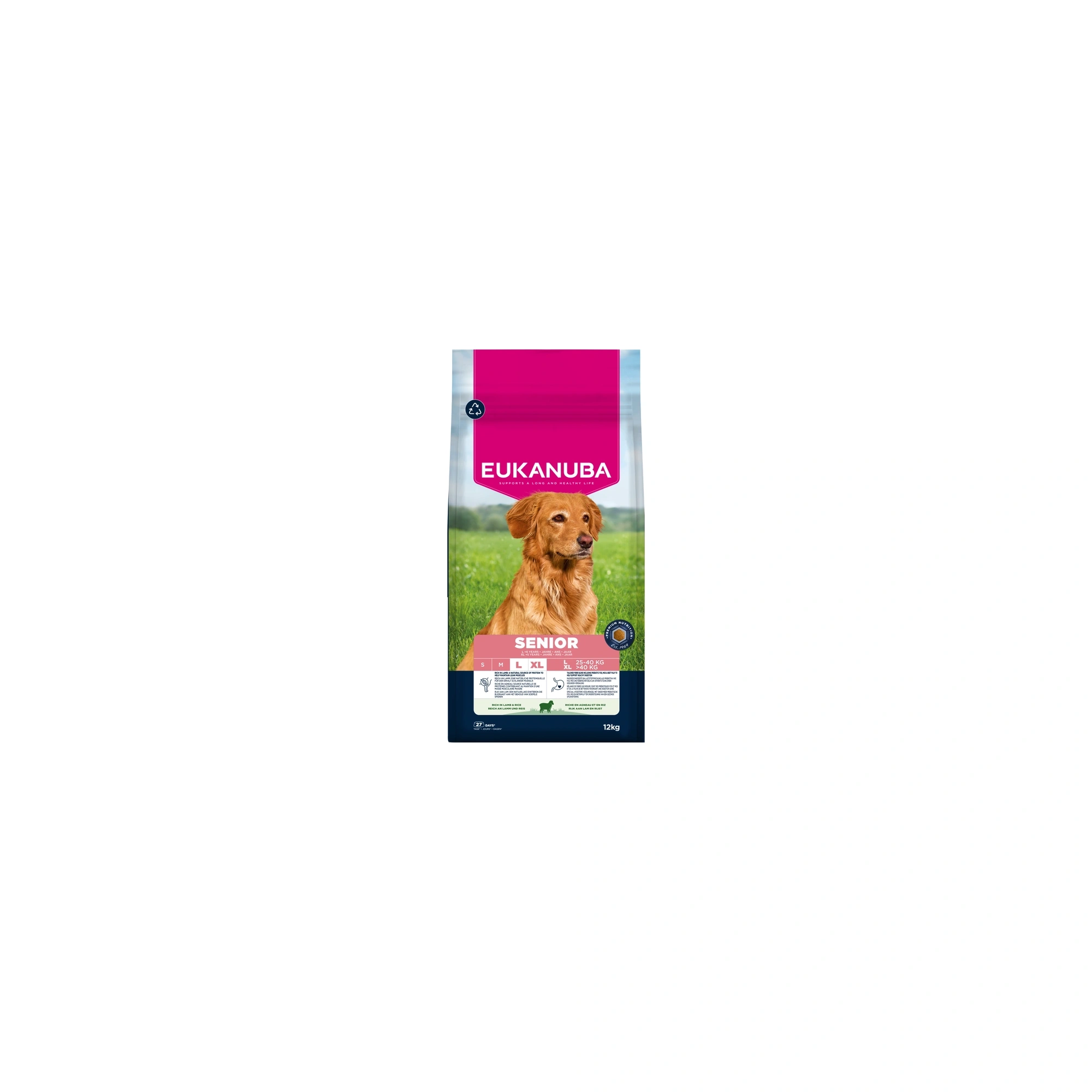 Eukanuba Senior Large Lamb & Rice kutyatáp 12kg