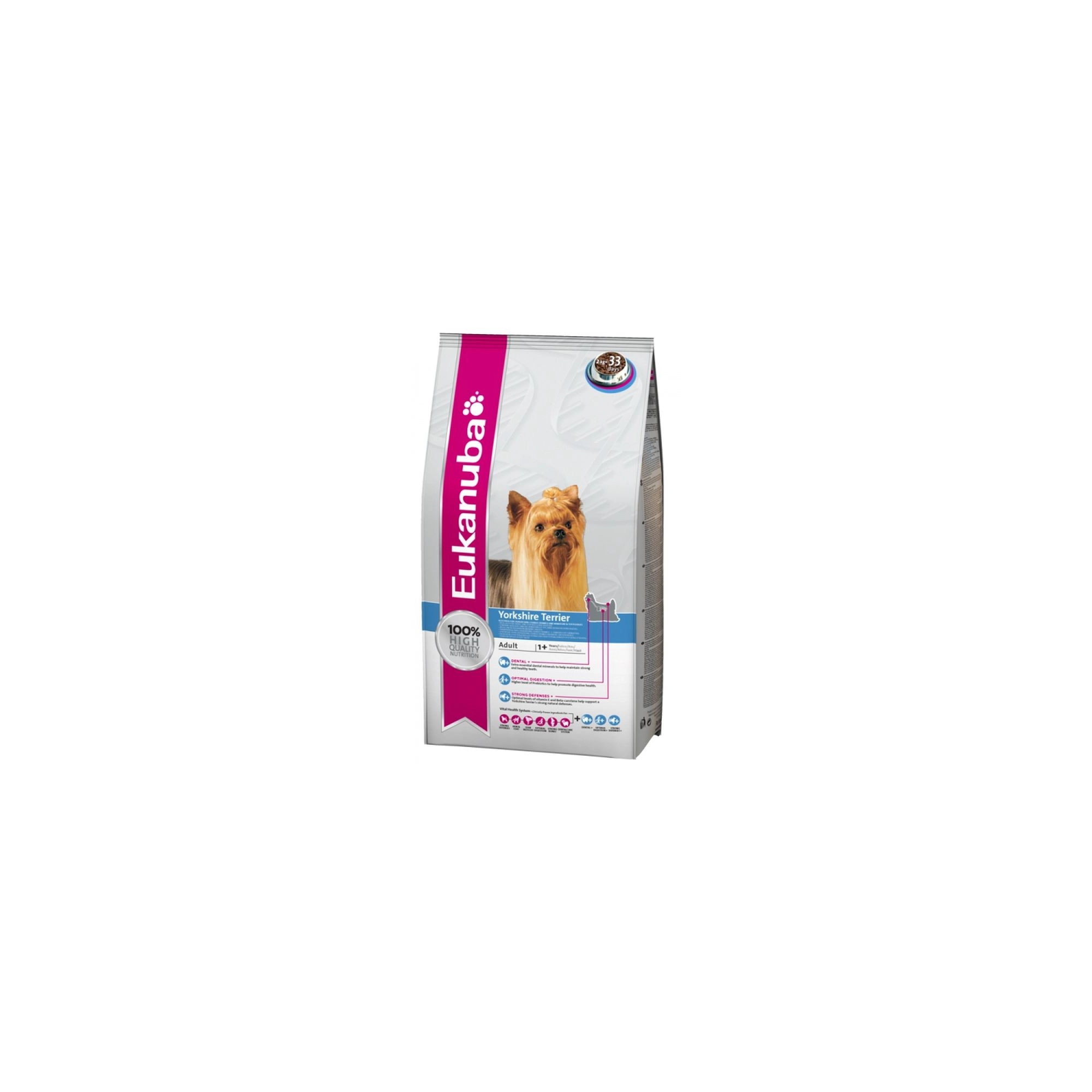 Eukanuba Yorkshire Terrier fajtatáp 2kg