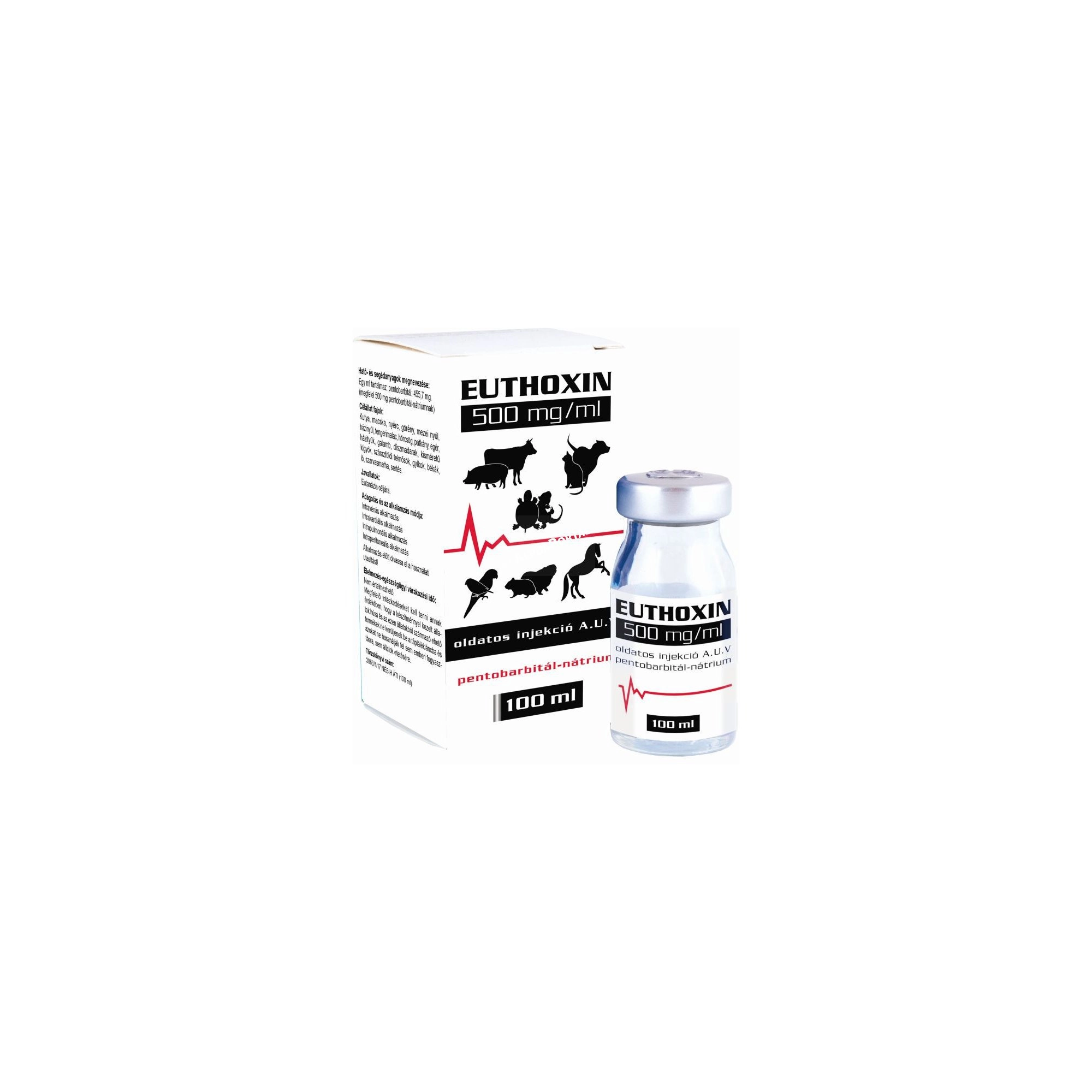 EUTHOXIN 500 mg/ml injekció 100 ml