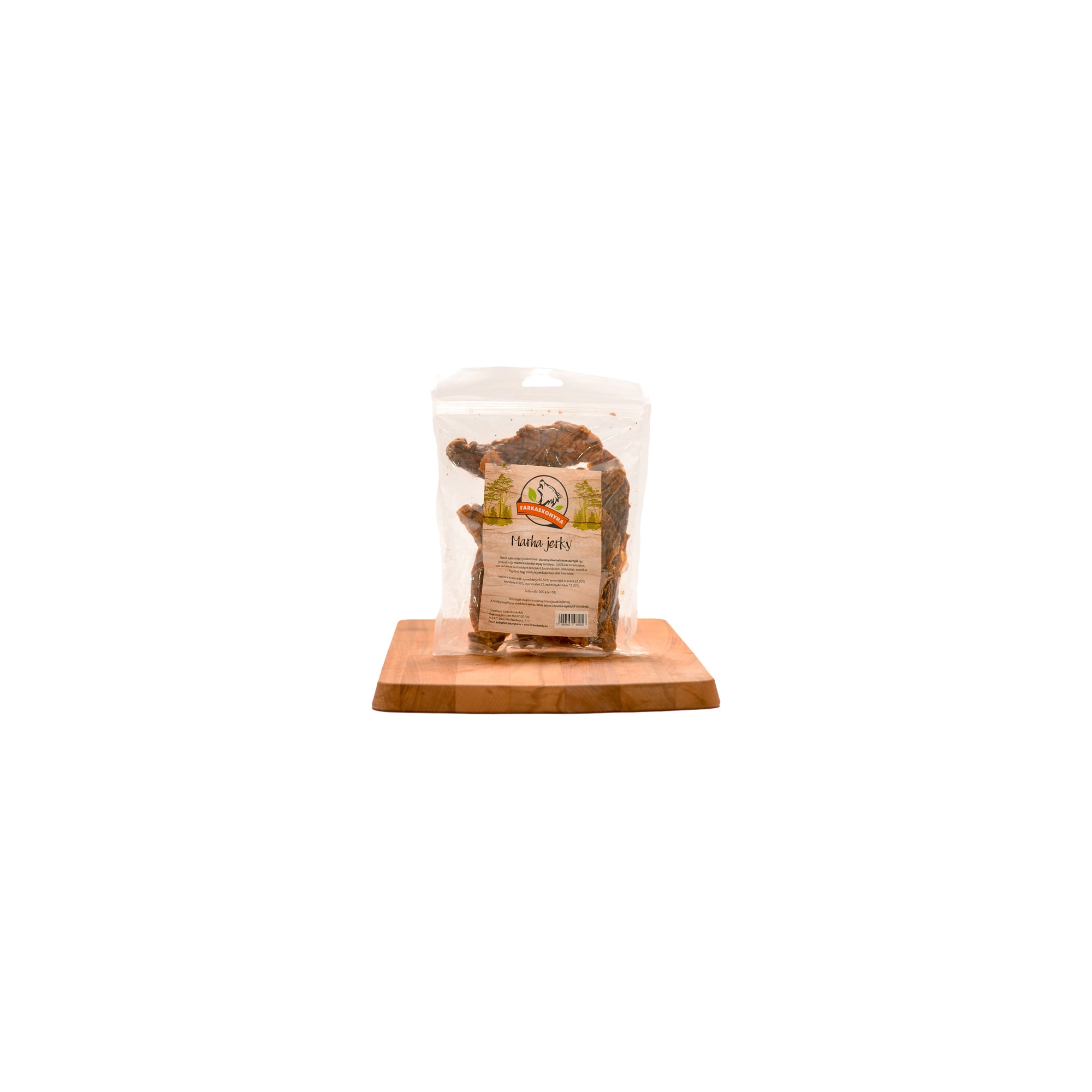 Farkaskonyha Marha Jerky, szárított 200g