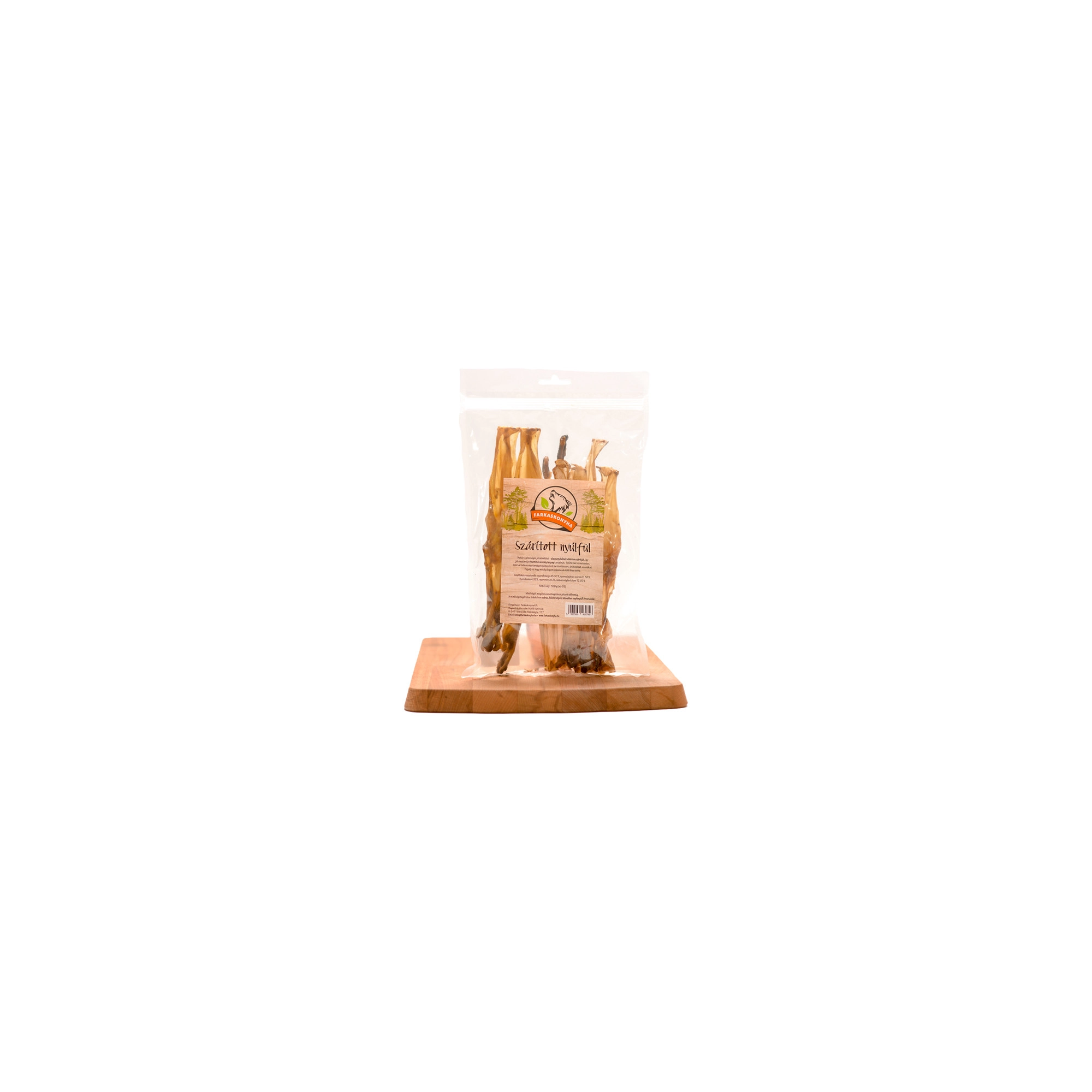 Farkaskonyha Nyúlfül sima, szárított 100g
