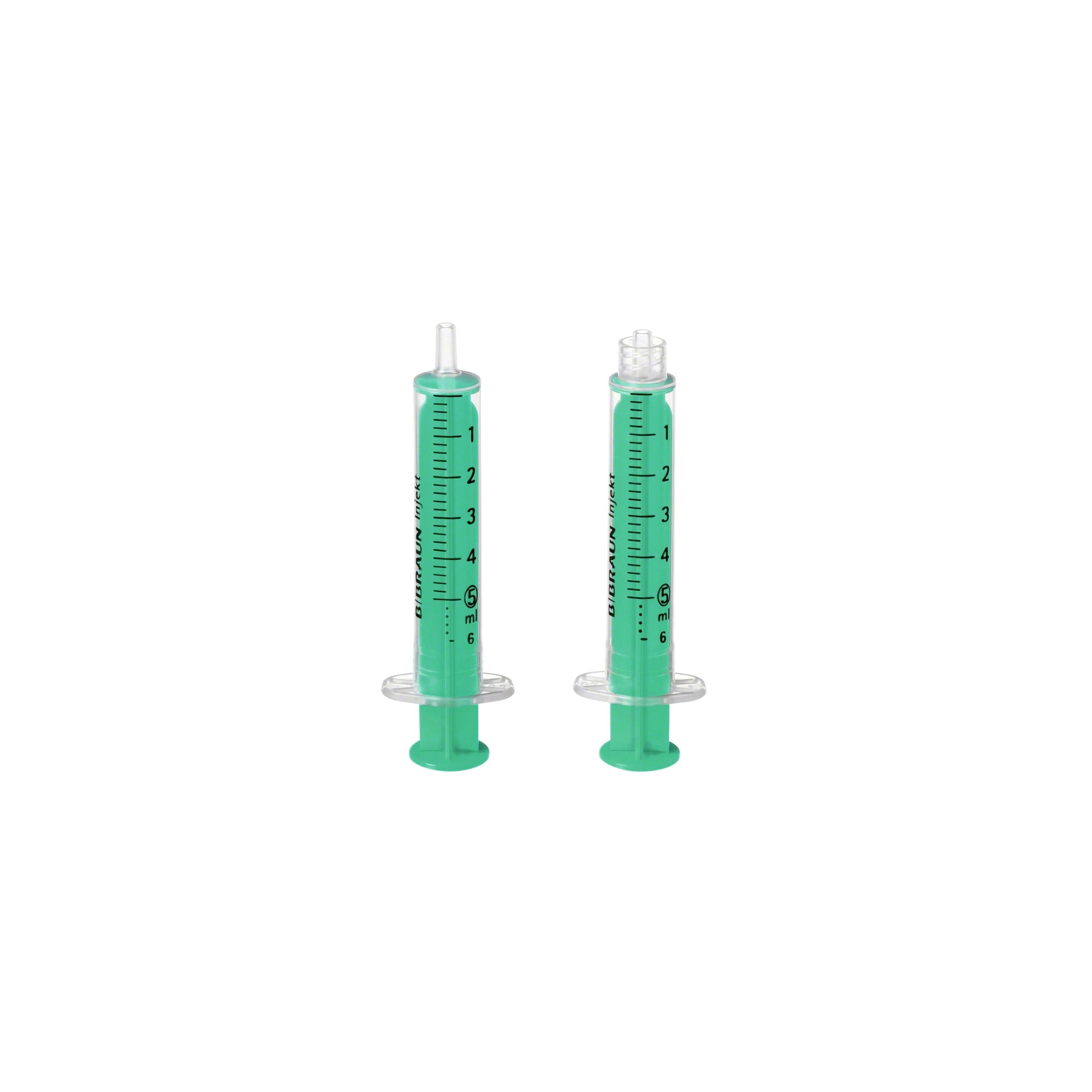 Injekt kétrészes fecskendő, Luer csatlakozással, 5 ml