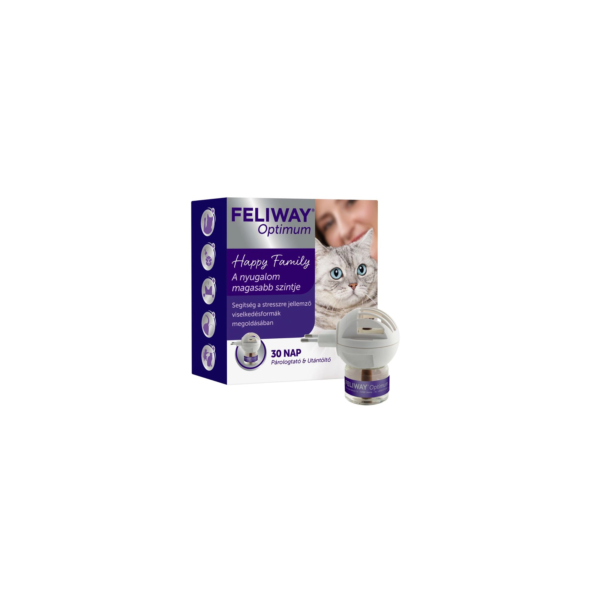 Feliway Optimum Párologtató készülék és utántöltő szett 48ml