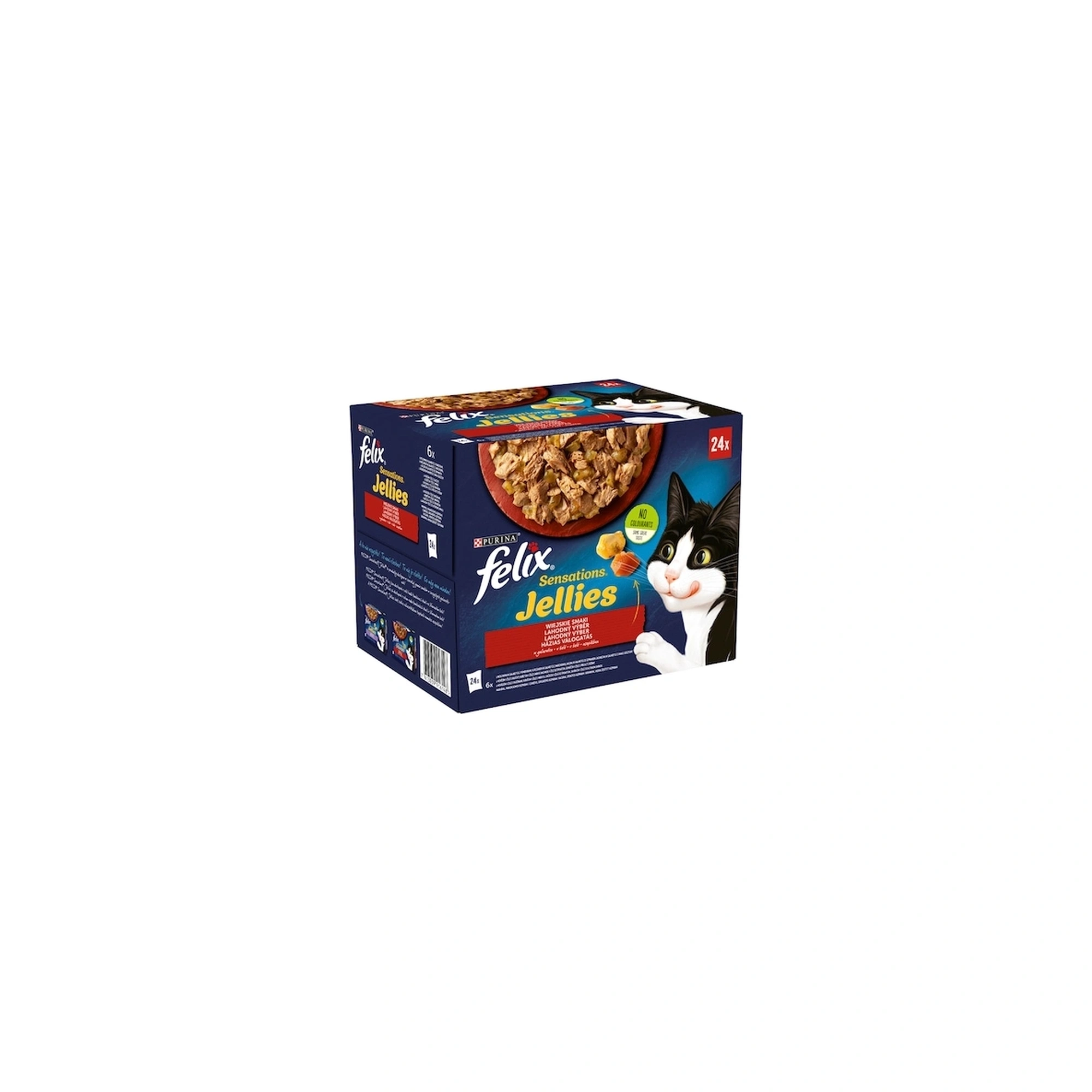 Felix Sensations alutasak Multipack Jellies Házias válogatás aszpikban 24x85g