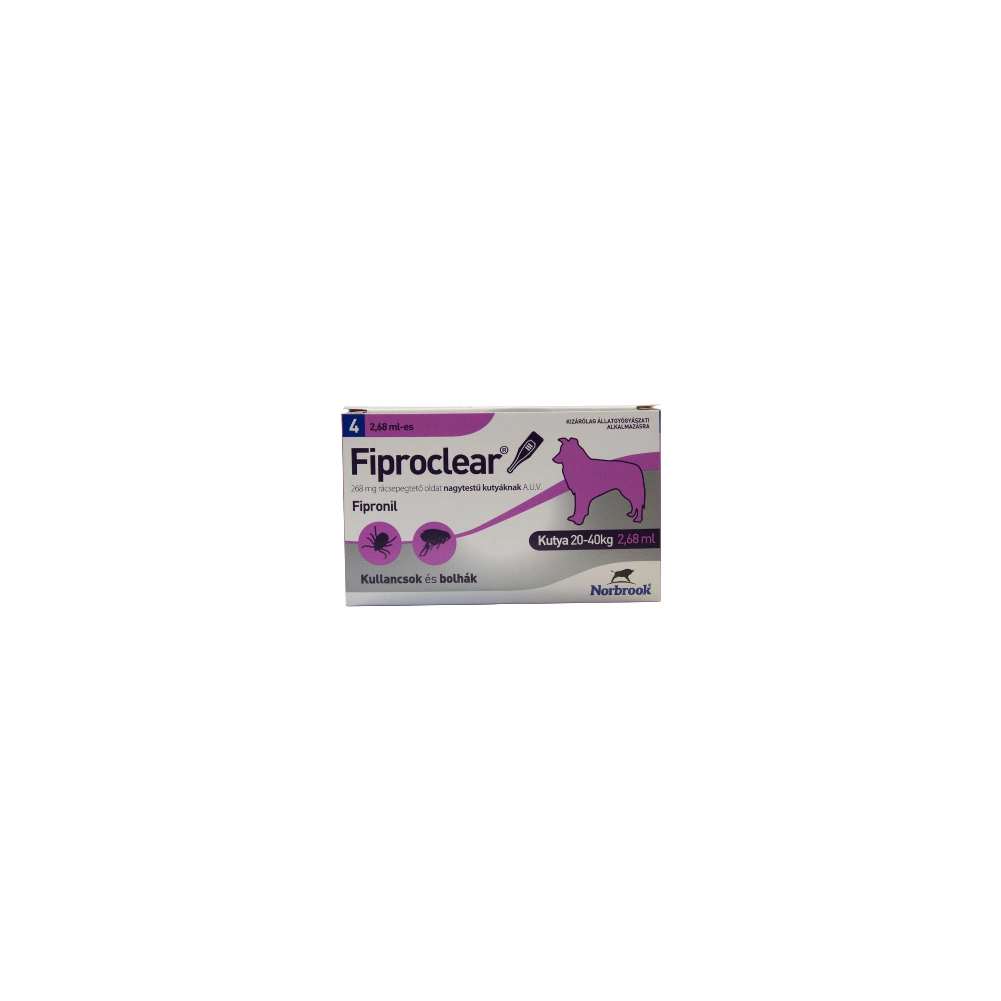 Fiproclear L 20-40 kg 4x