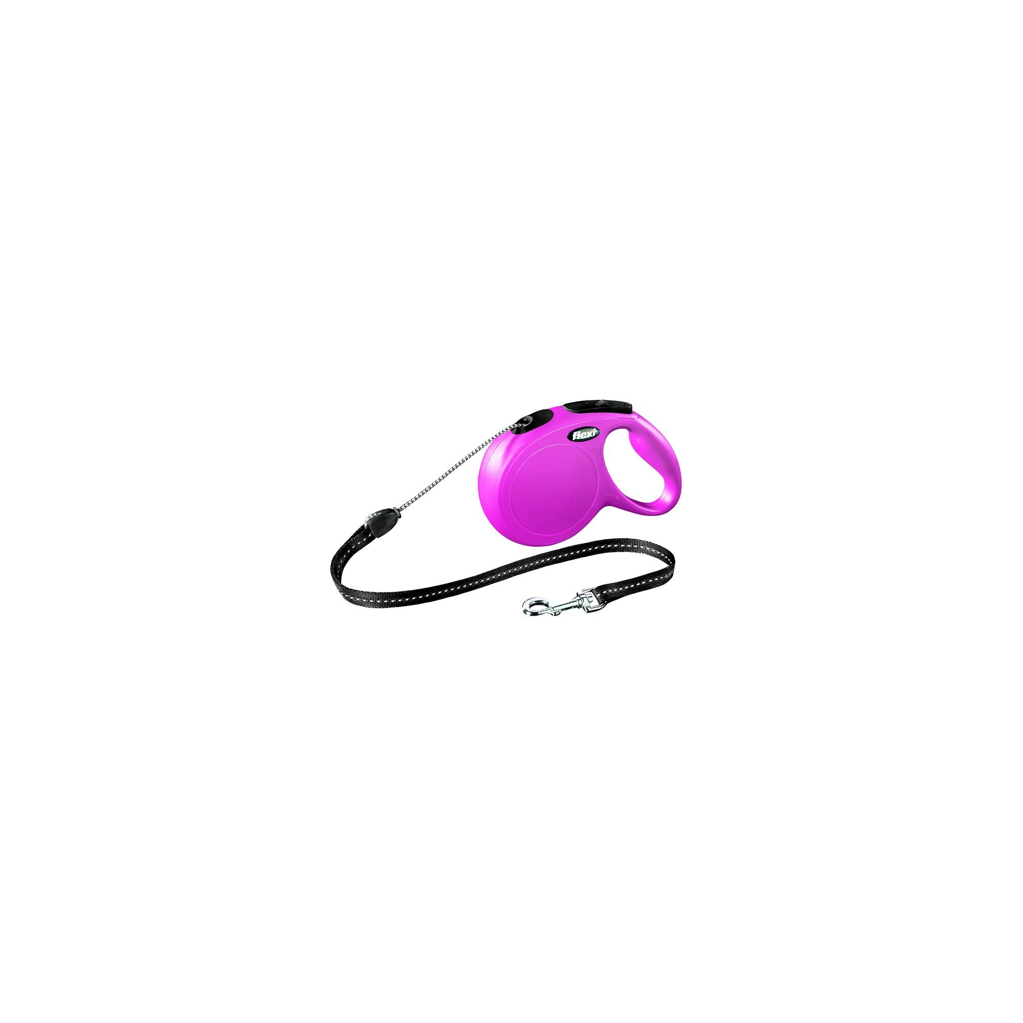 Flexi New Classic zsinóros automata póráz M 8m 20kg-ig pink