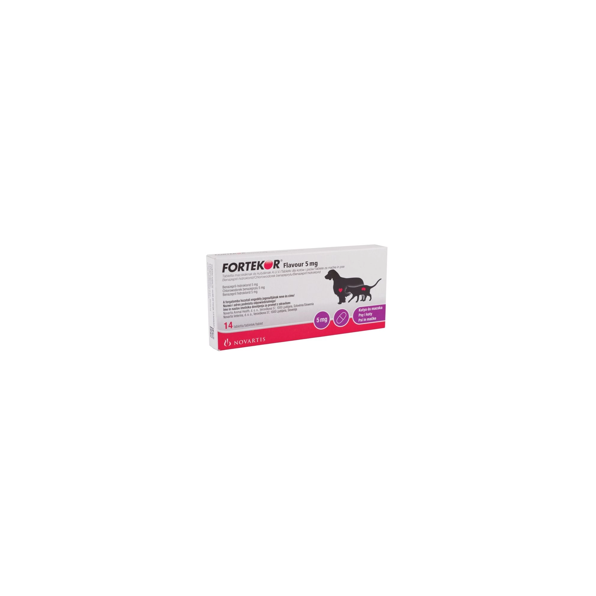 Fortekor 5 mg tabletta 14x