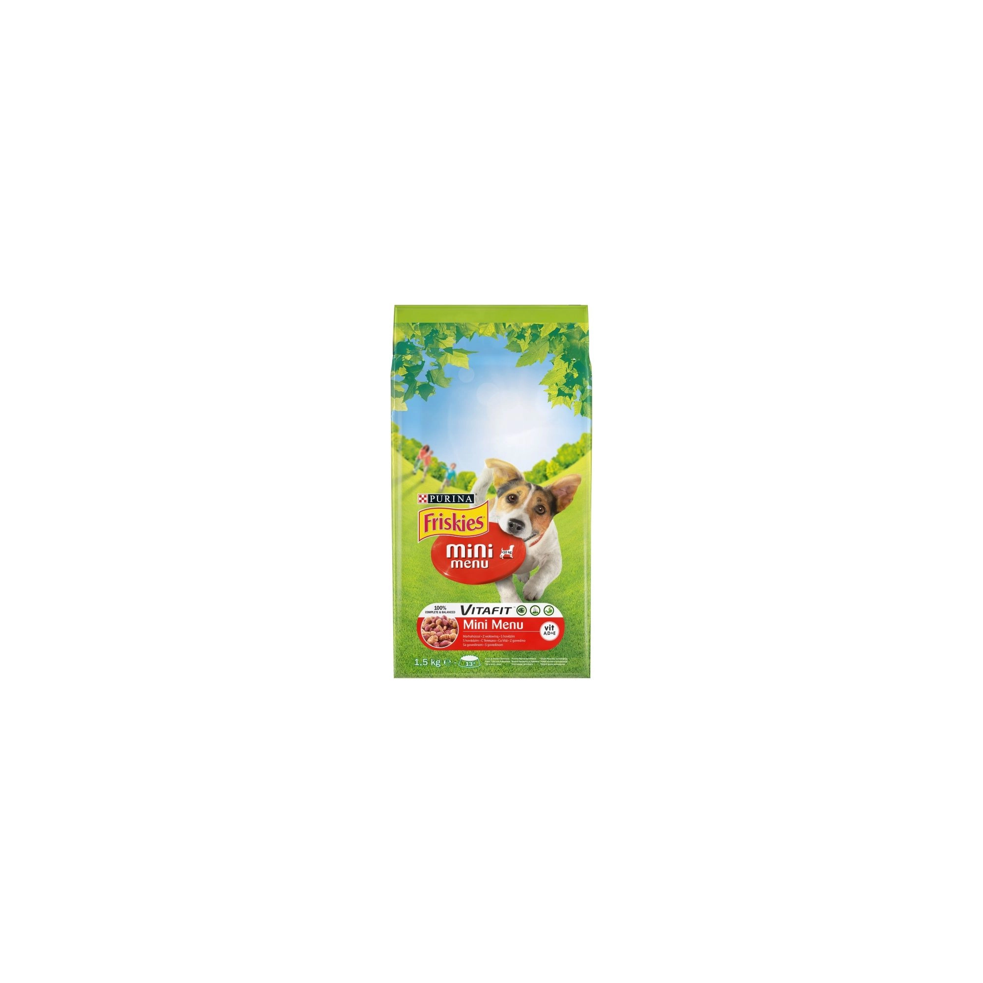 Friskies Száraz Kutya Mini Menü Marha+Zöldség 1,5 Kg