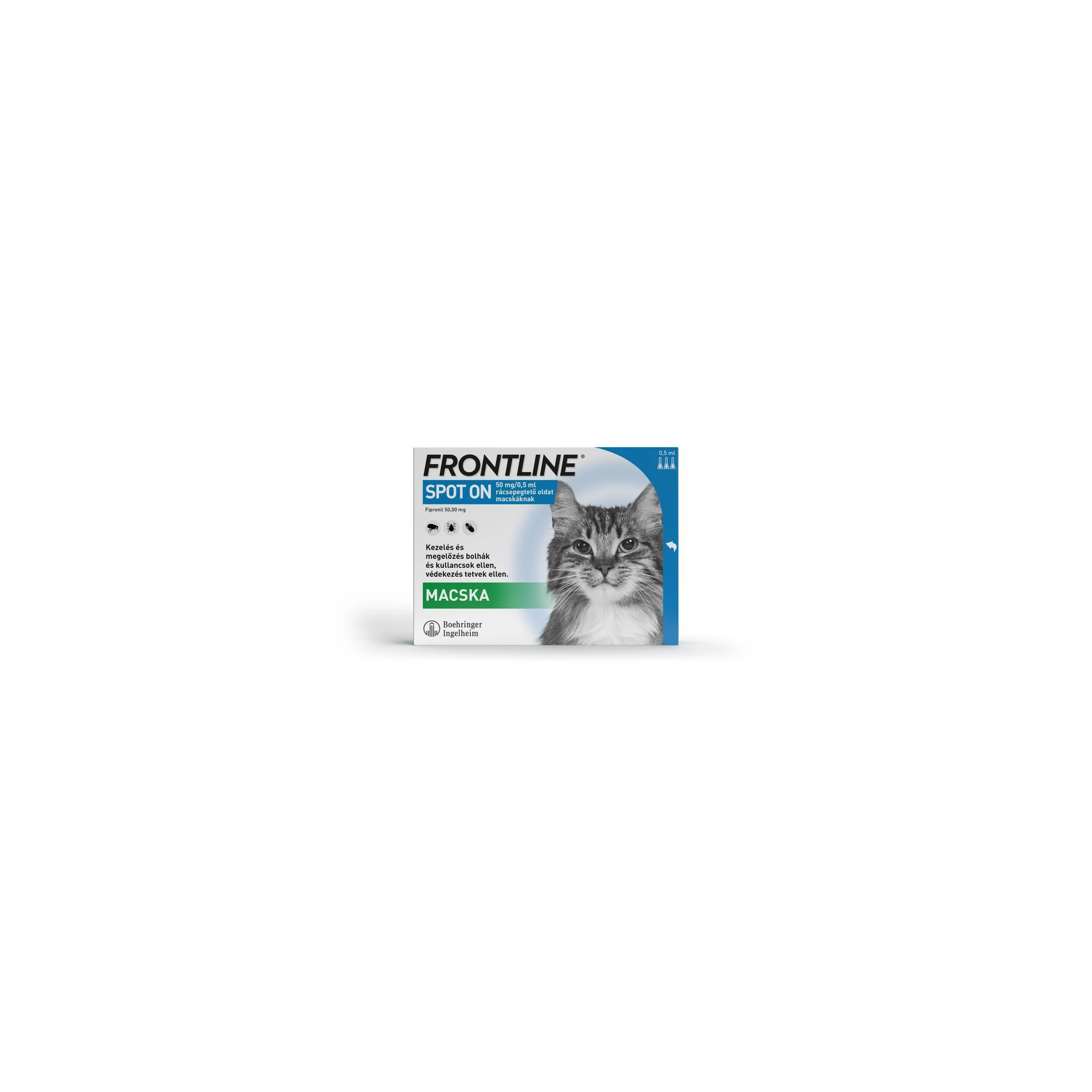 Frontline spot on macska 0,5 ml 3x