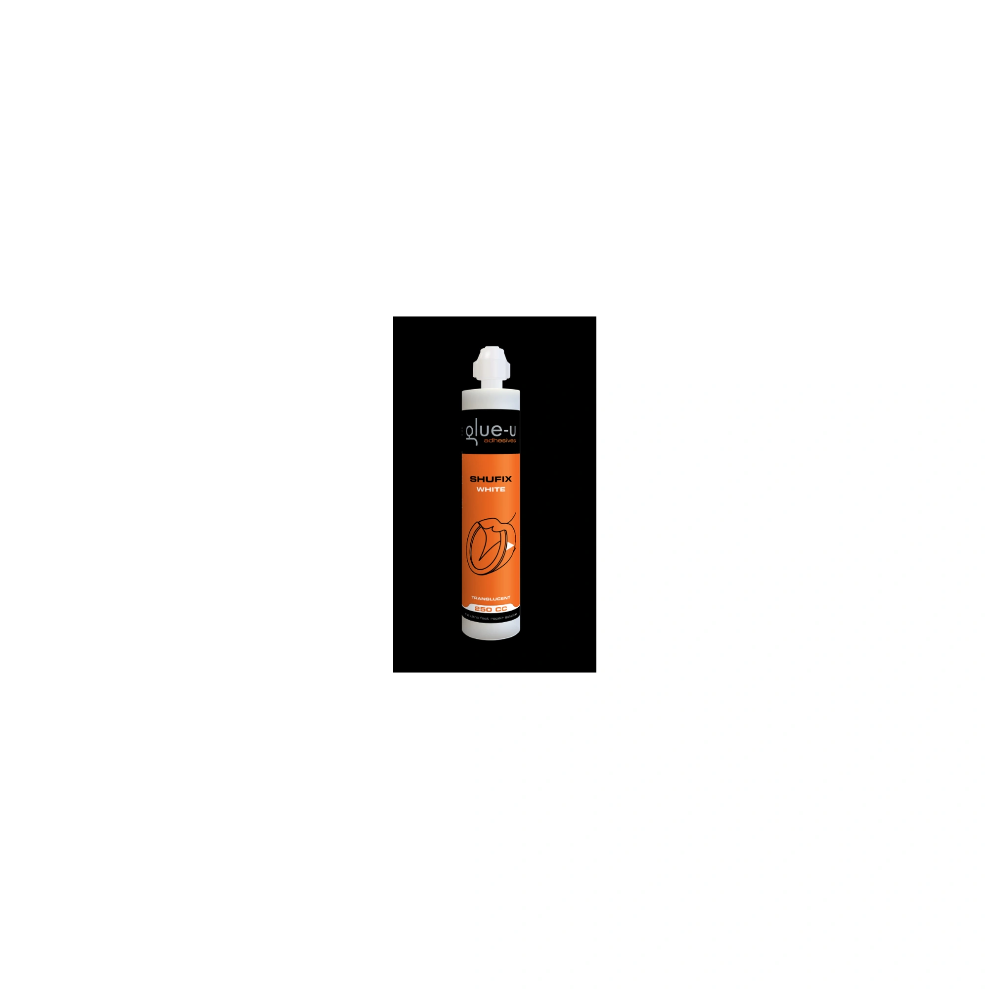 Glue-U Shufix white super fast 250cc