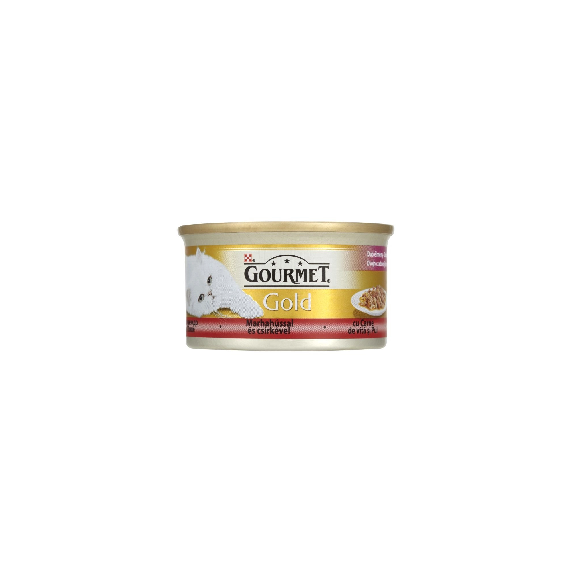 Gourmet Gold Duó Marhával És Csirkével 85g
