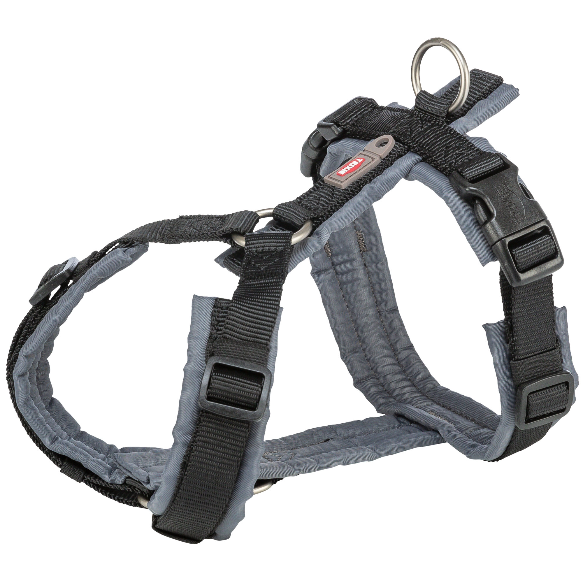 Trixie Hám Prémium túra XS–S: 32–38 cm/13 mm, fekete/szürke