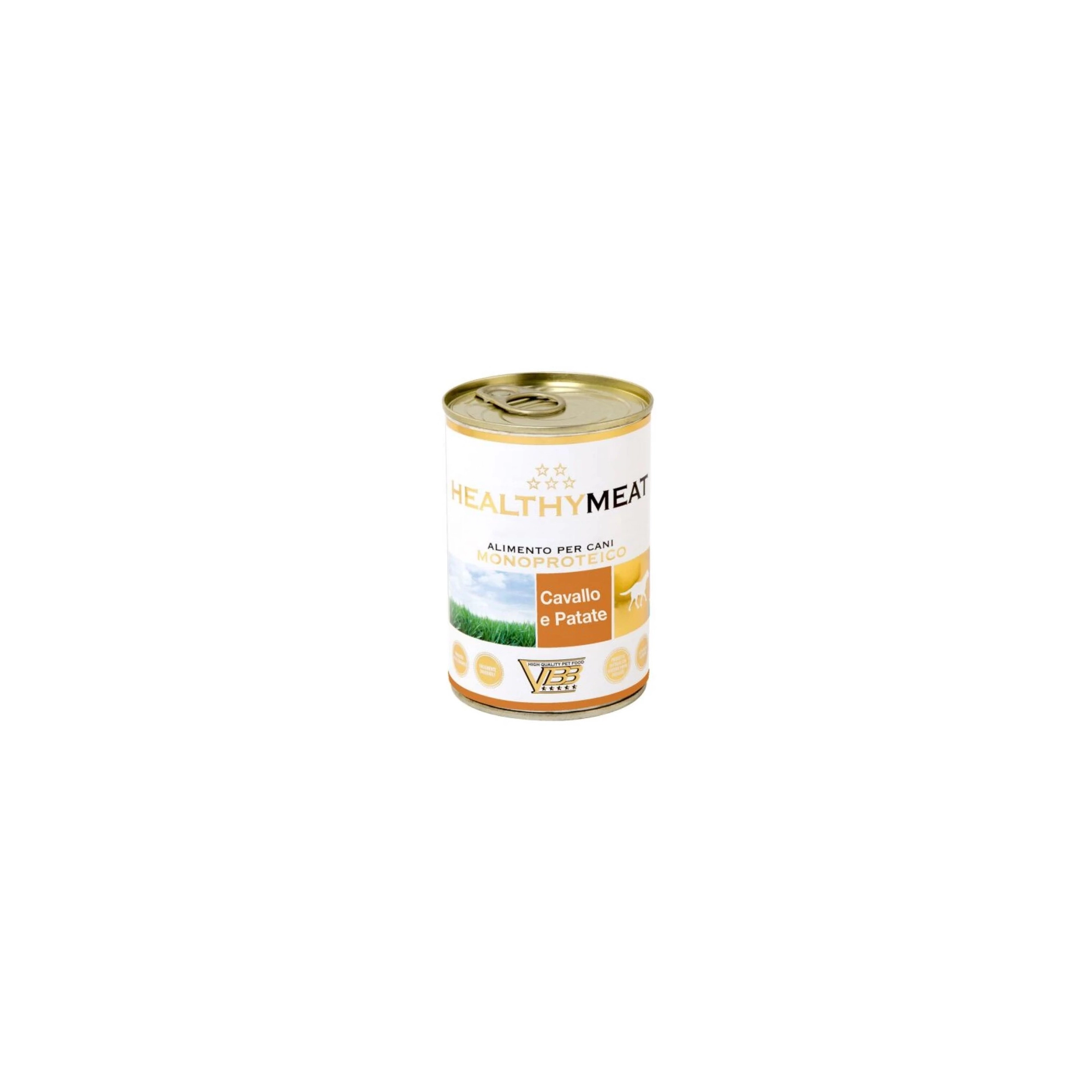 Healthy Meat konzerv ló 95% monoproteines paté, burgonyával 400g
