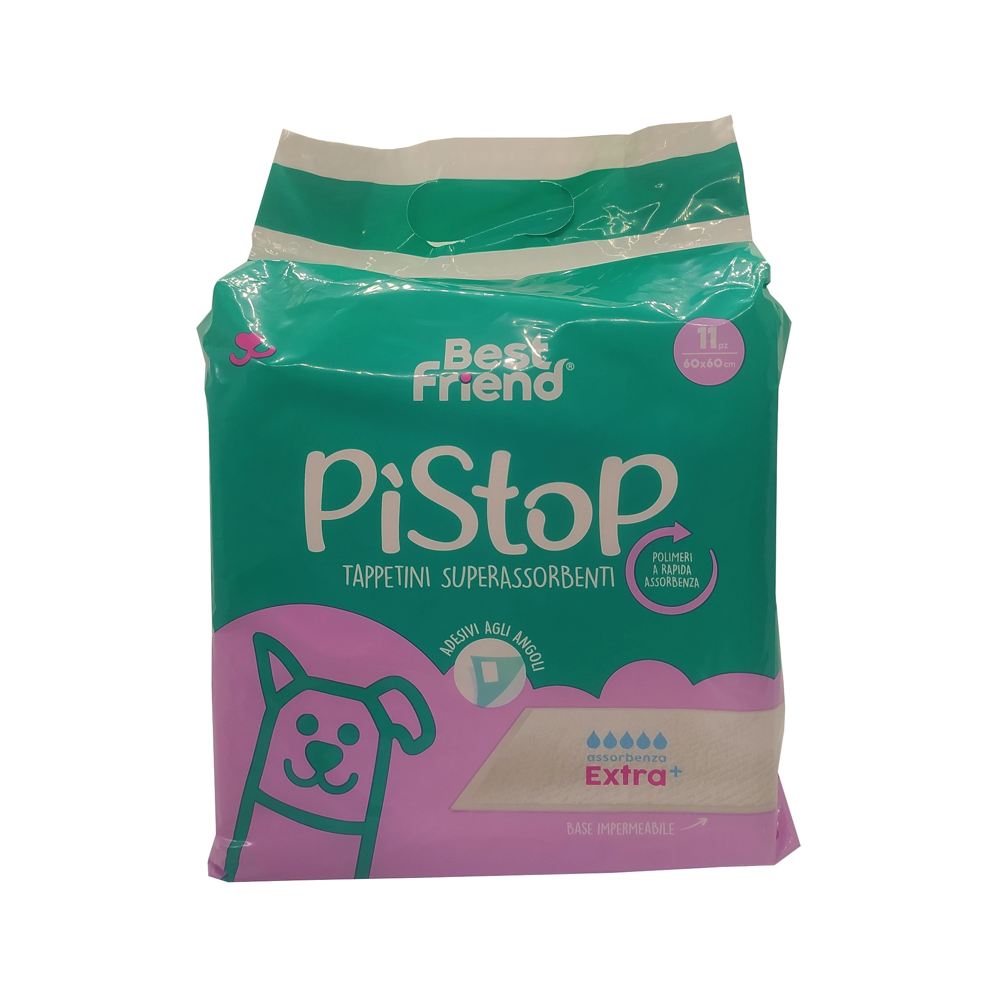 PíStop Helyhez szoktató öntapadós pelenka 60x60cm 10+1db/csomag